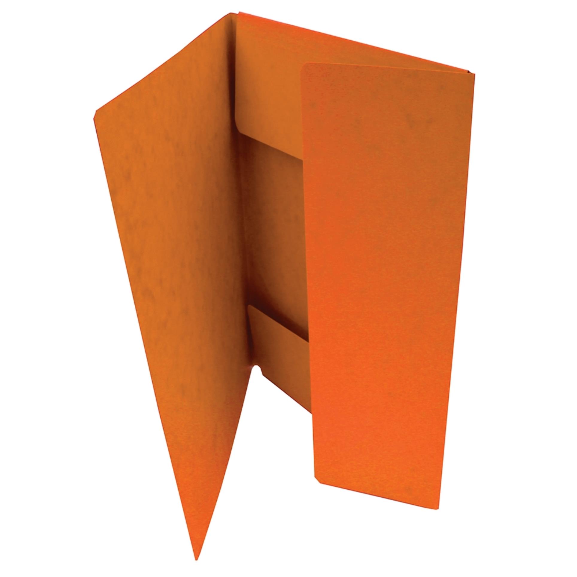 HIT Office Prešpánové desky na dokumenty s chlopněmi HIT - A4, oranžové, 20 ks