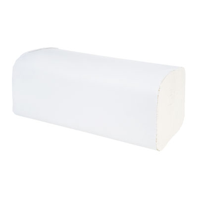 Papírové ručníky - dvouvrstvé, bílé, 150 ks