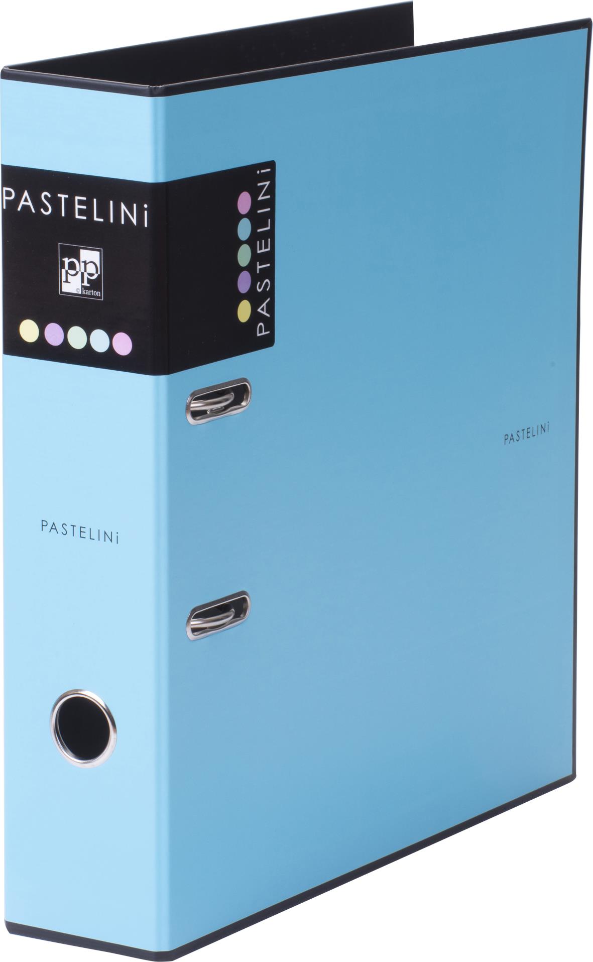 Pastelini Plastový pákový pořadač PASTELINI A4 - modrá
