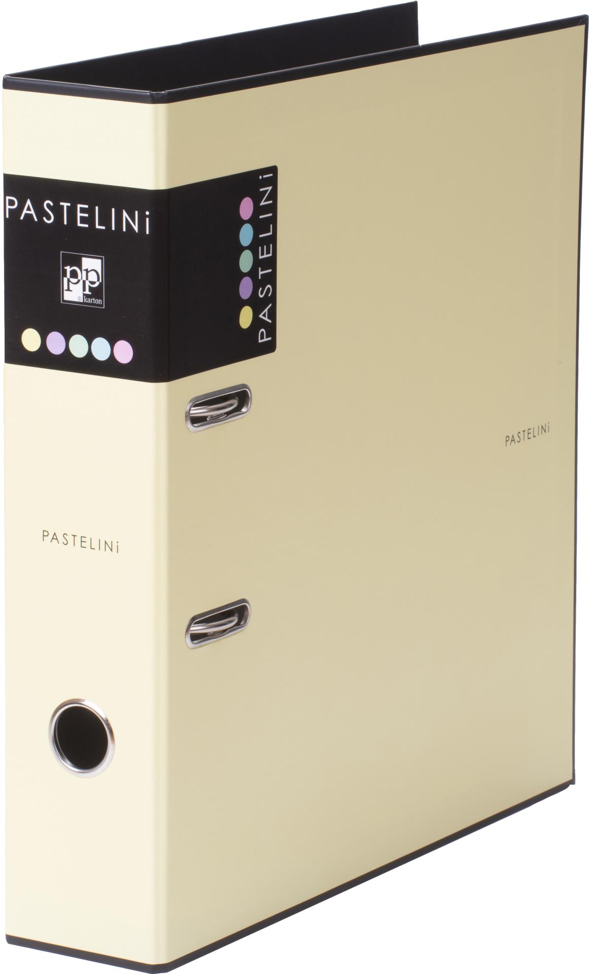 Pastelini Plastový pákový pořadač PASTELINI A4 - žlutá