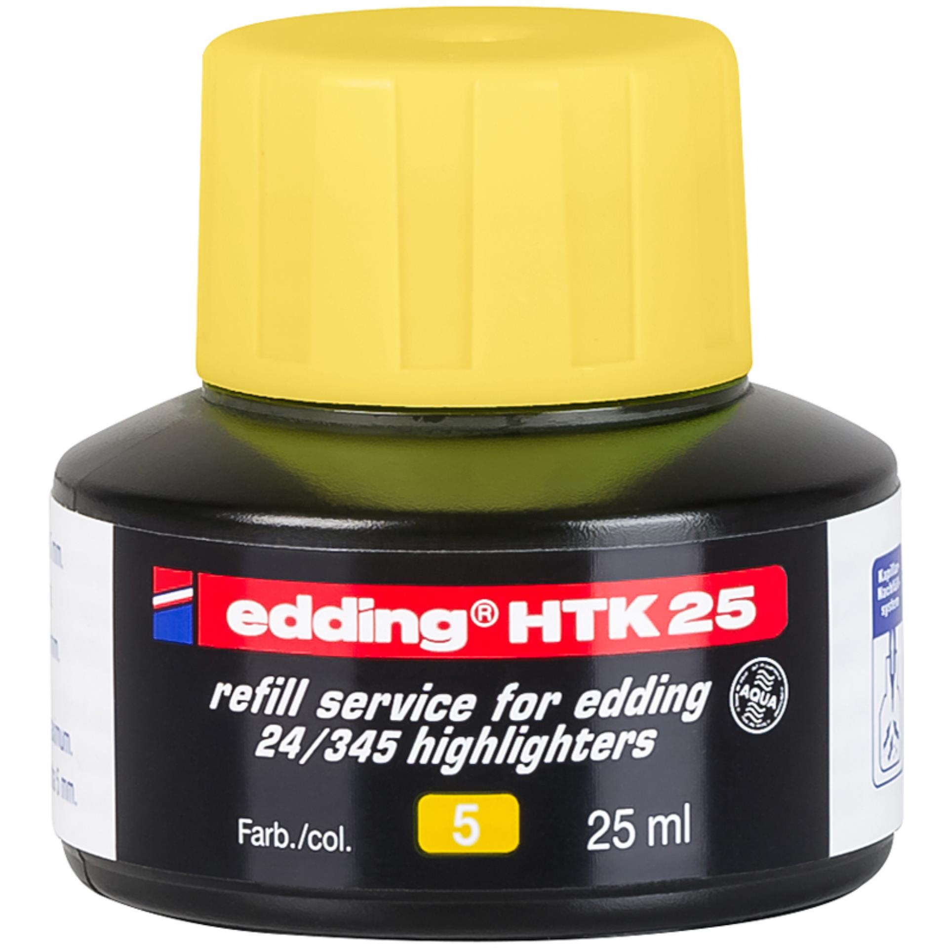 Náhradní inkoust pro zvýrazňovač edding Eco - žlutá