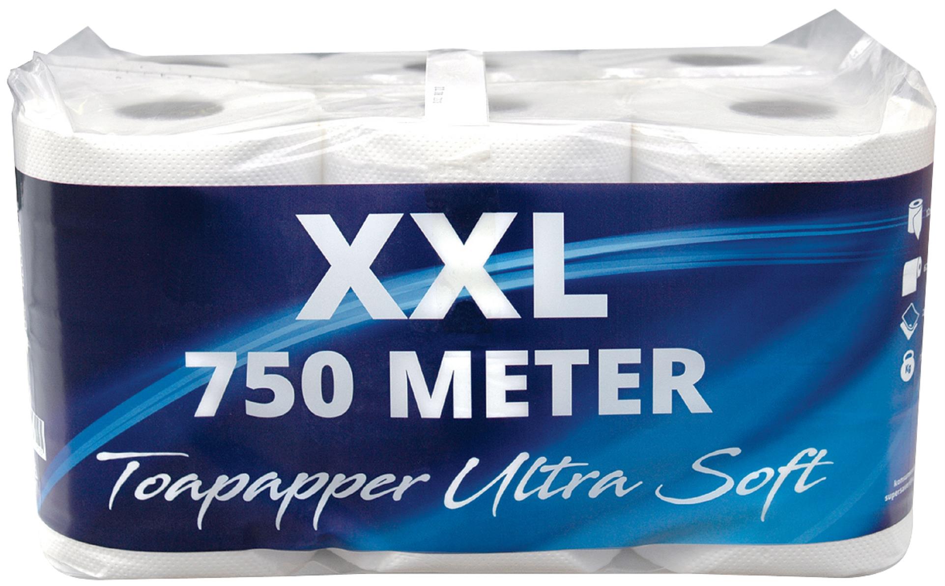 Roll Pap Toaletní papír XXL 2vrstvý, 750 m