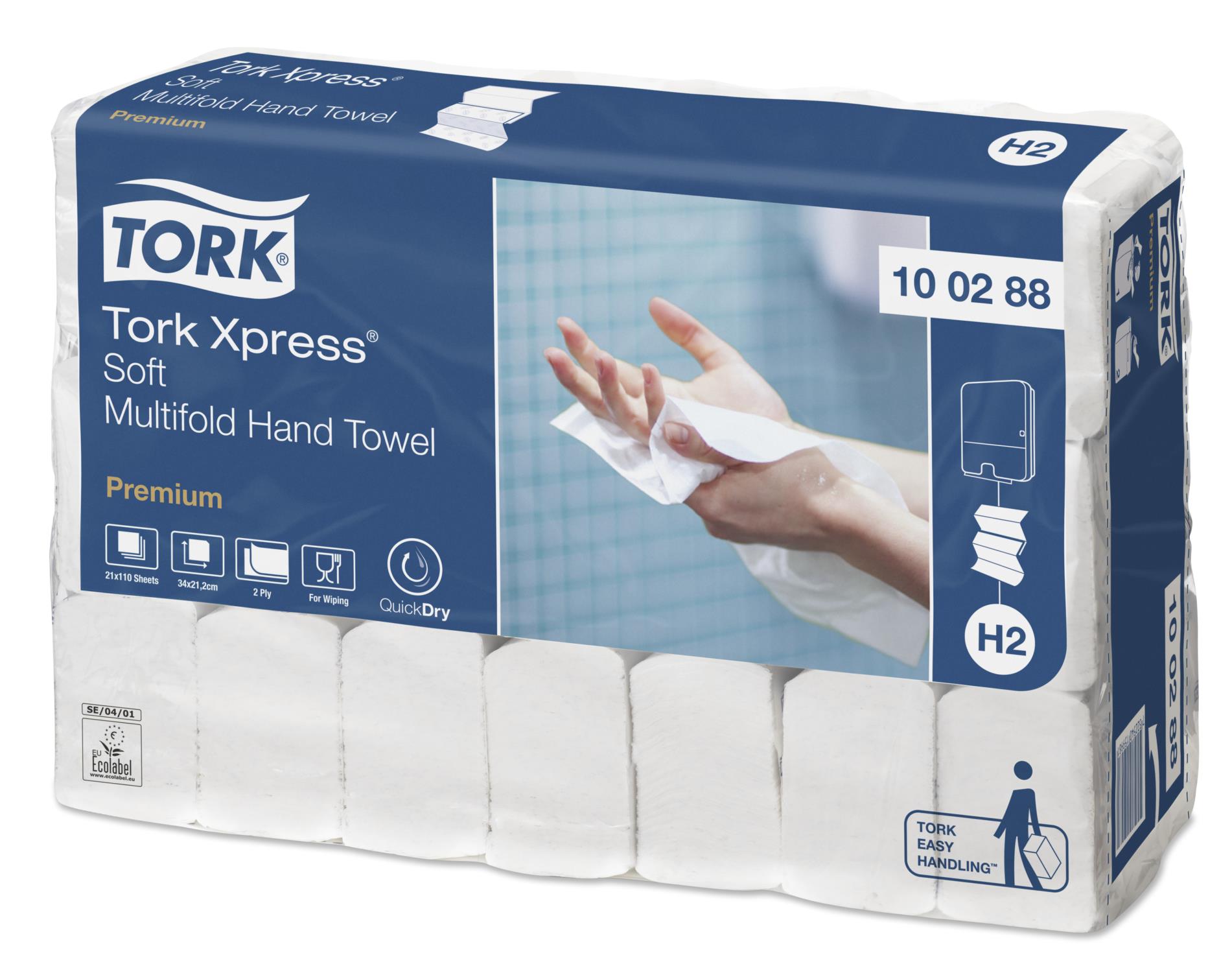Papírové ručníky Tork Premium - 2 vrstvový, 2310 ks