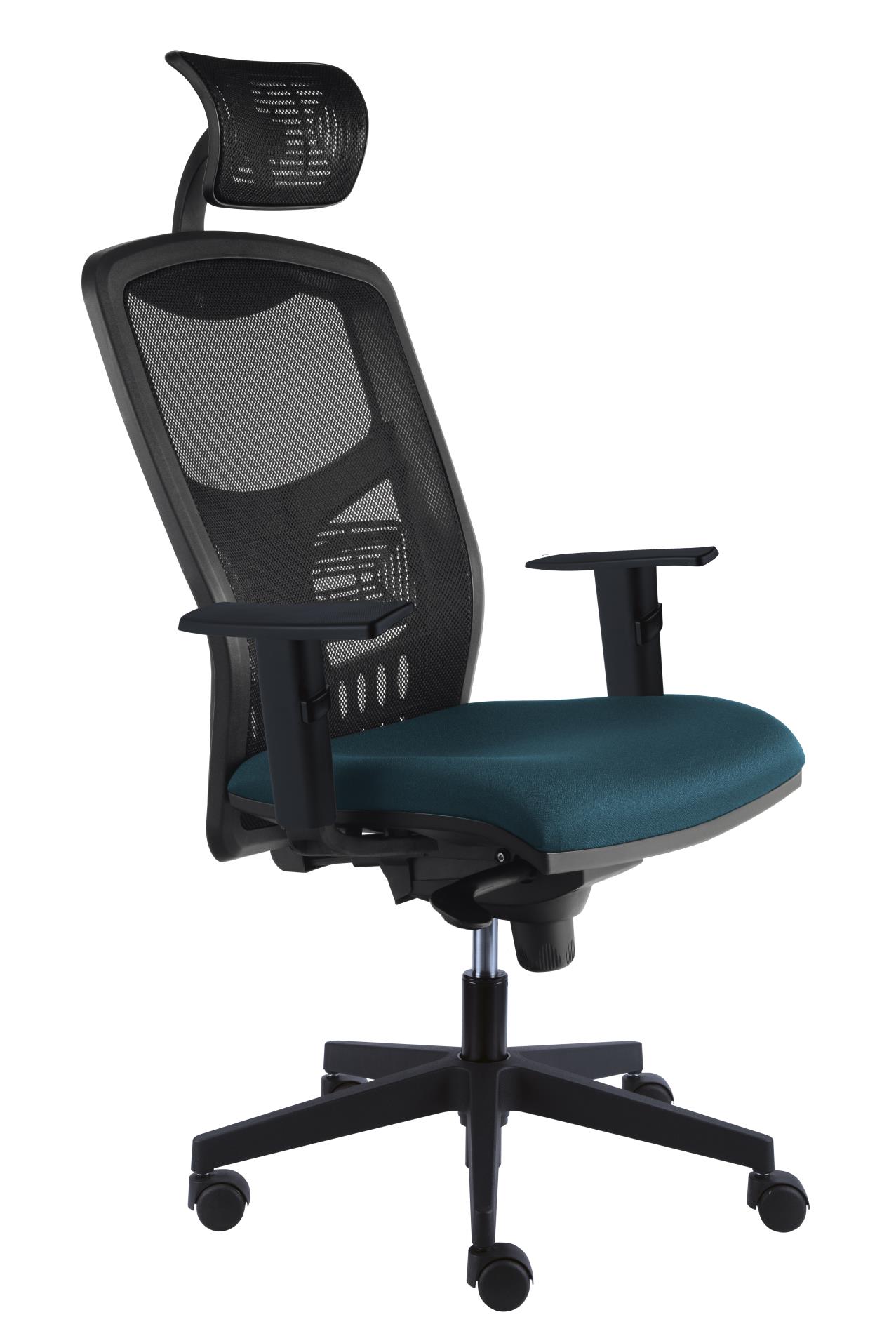 Alba Kancelářská židle York Net, E-SY, modrošedá