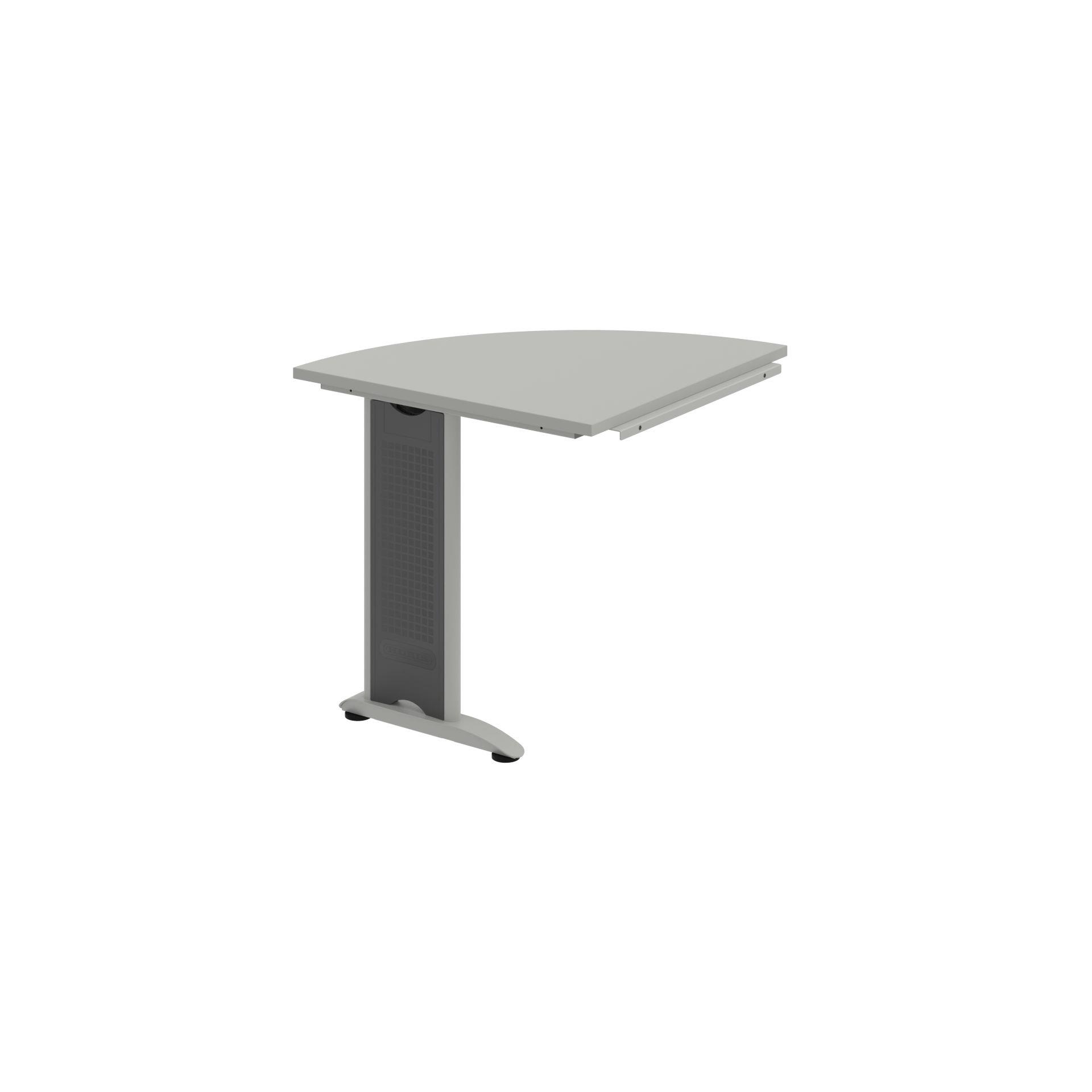 Přídavný stůl Hobis Cross CP 901 L - šedá/kov