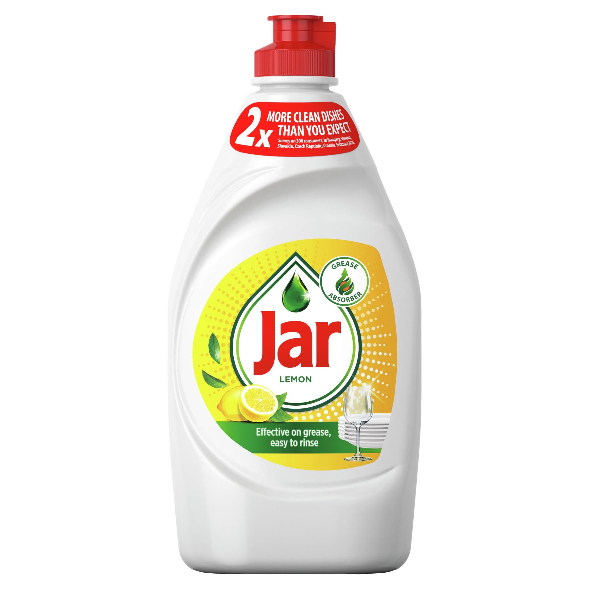 Prostředek na mytí nádobí Jar - citron, 450 ml