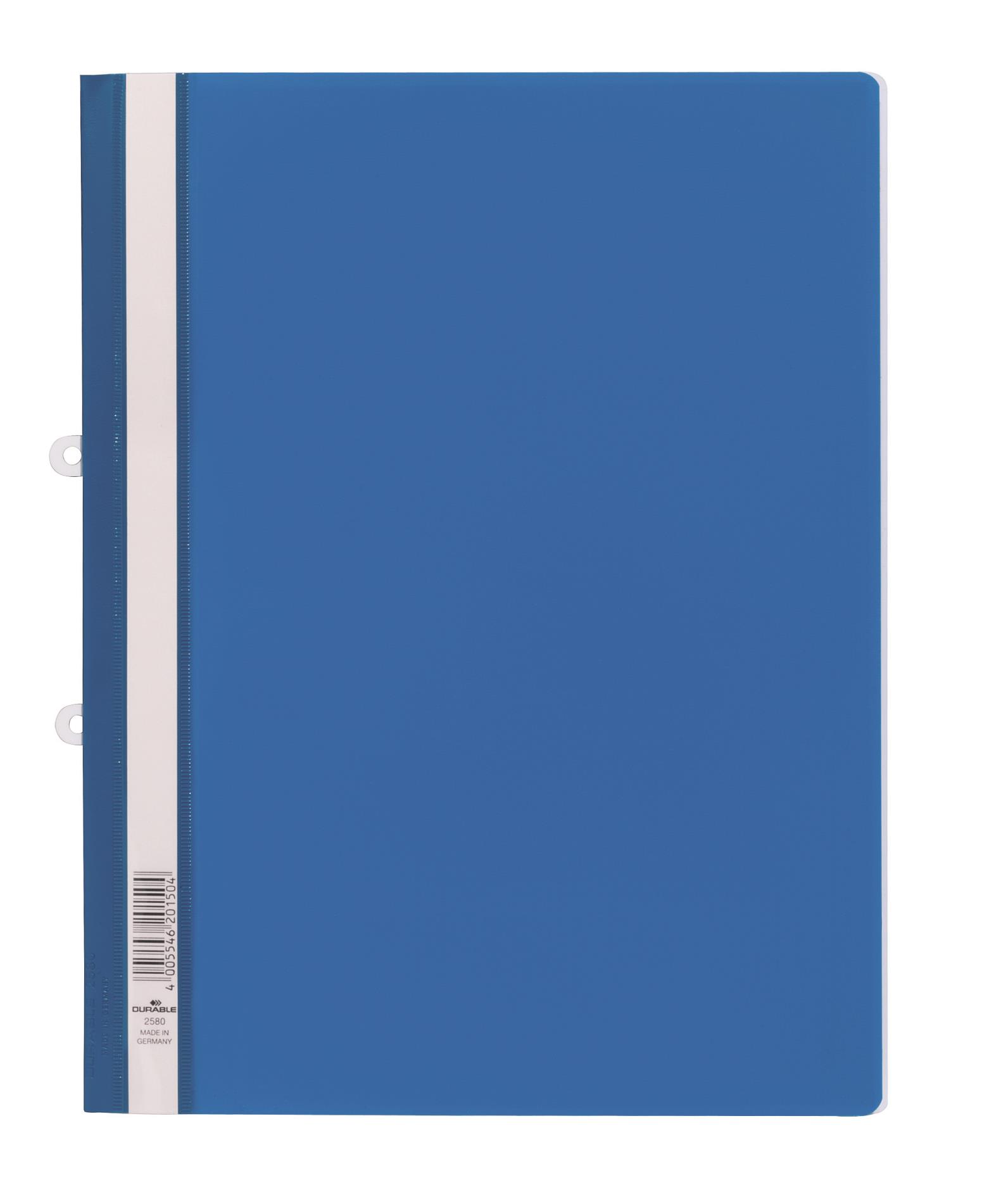 Desky Durable závěsné s rychlovazačem A4, modré