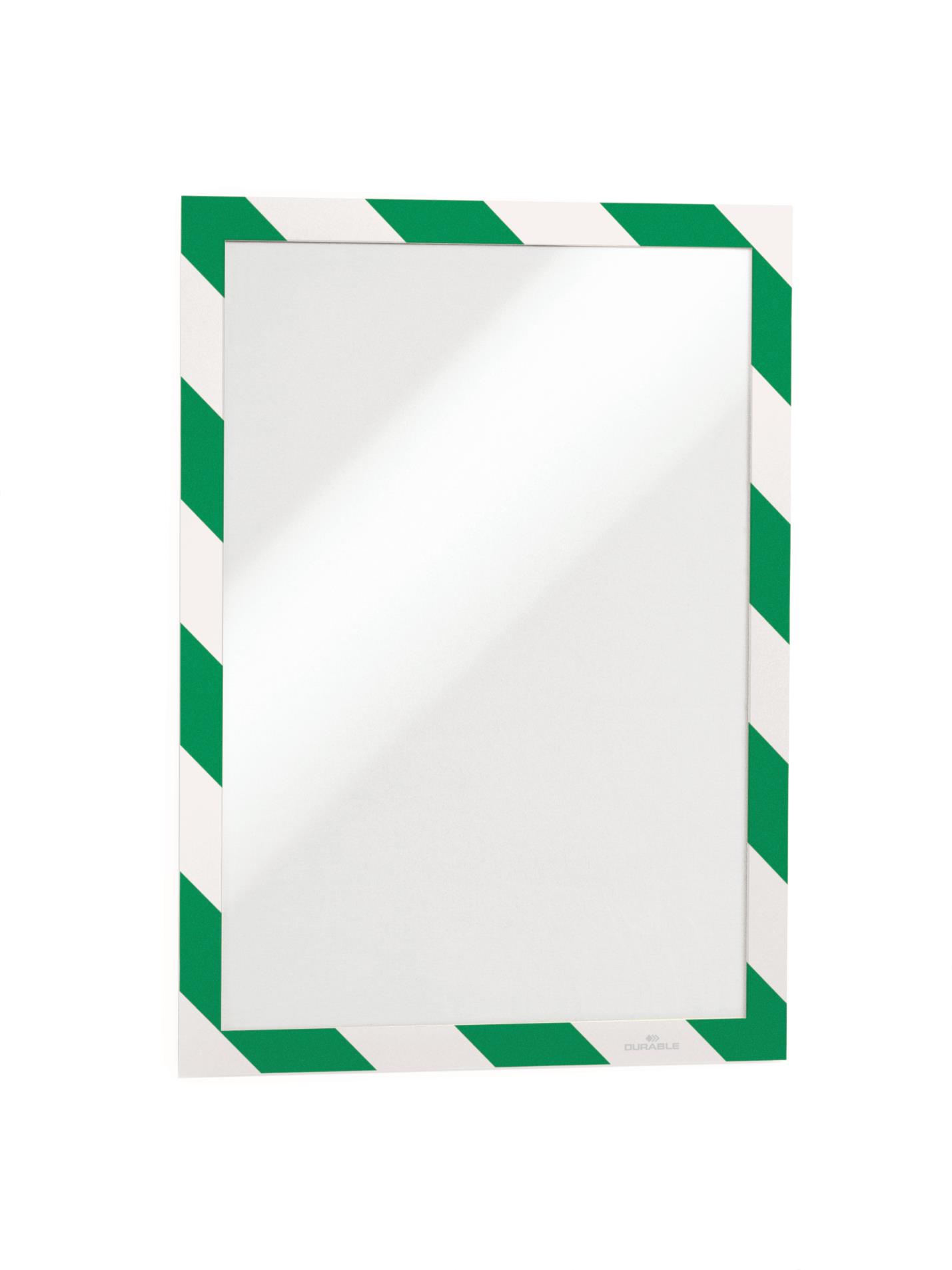 Durable Samolepicí rám. Duraframe, A4, zeleno/bílá, 2 ks