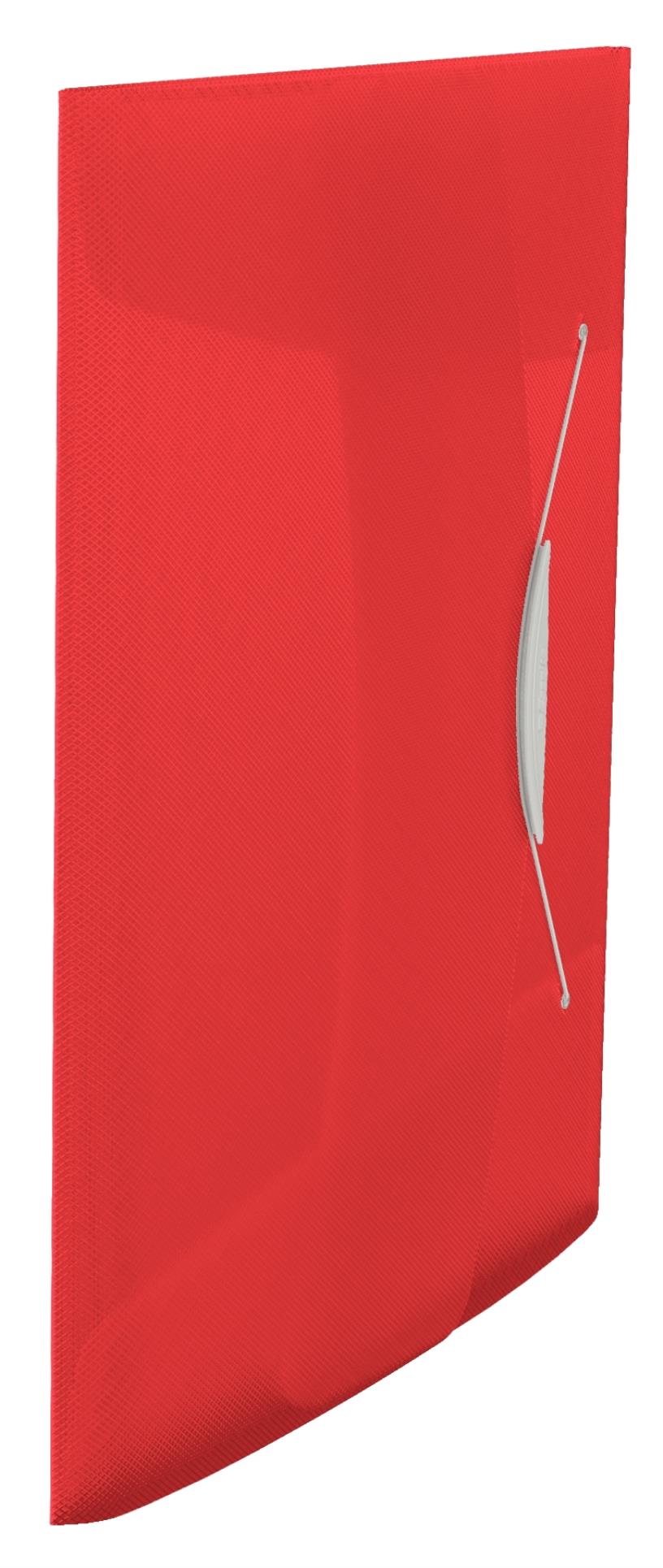 Desky na dokumenty s chlopněmi a gumičkou Esselte VIVIDA - A4, červené