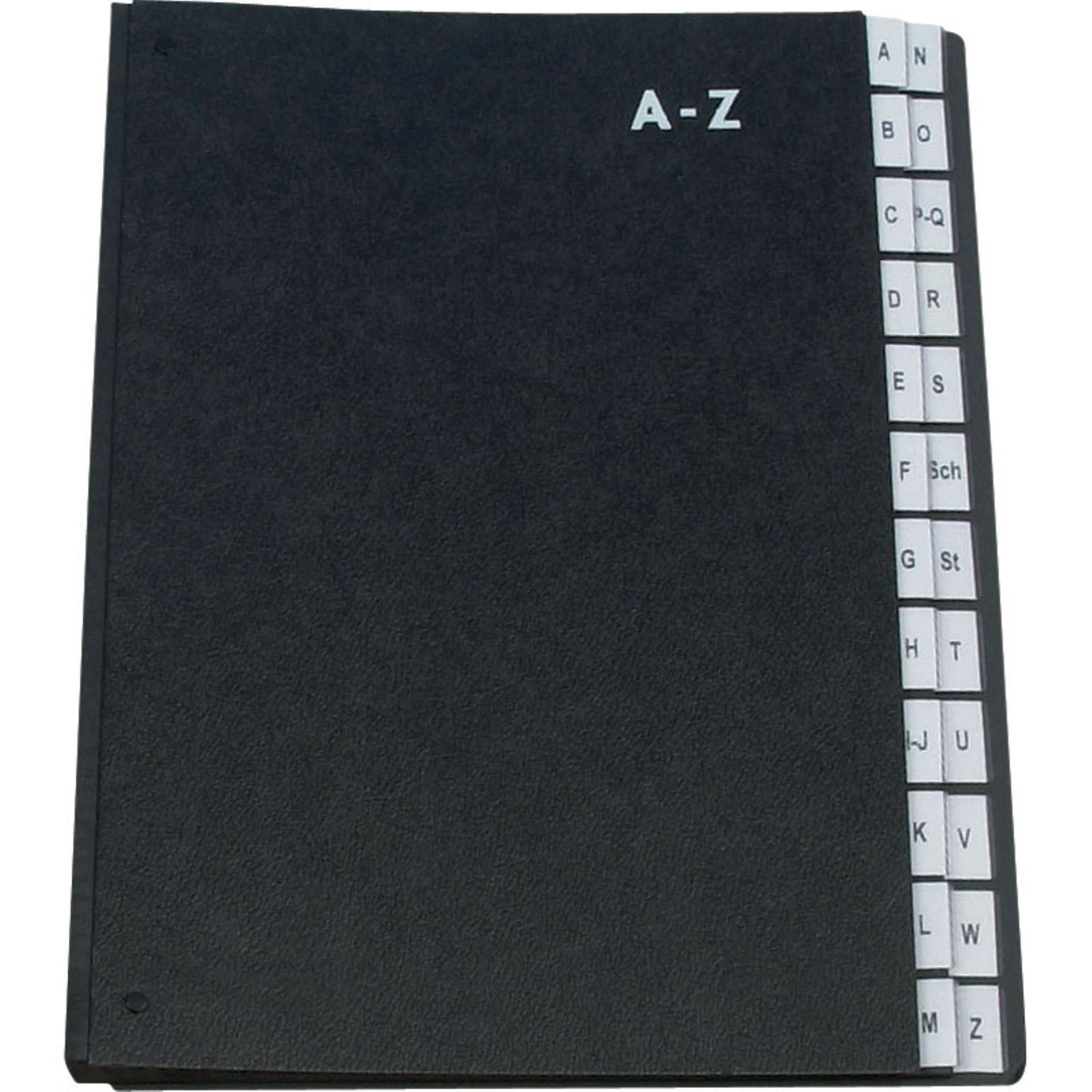 Třídicí kniha Q-Connect, A4, A-Z, černá