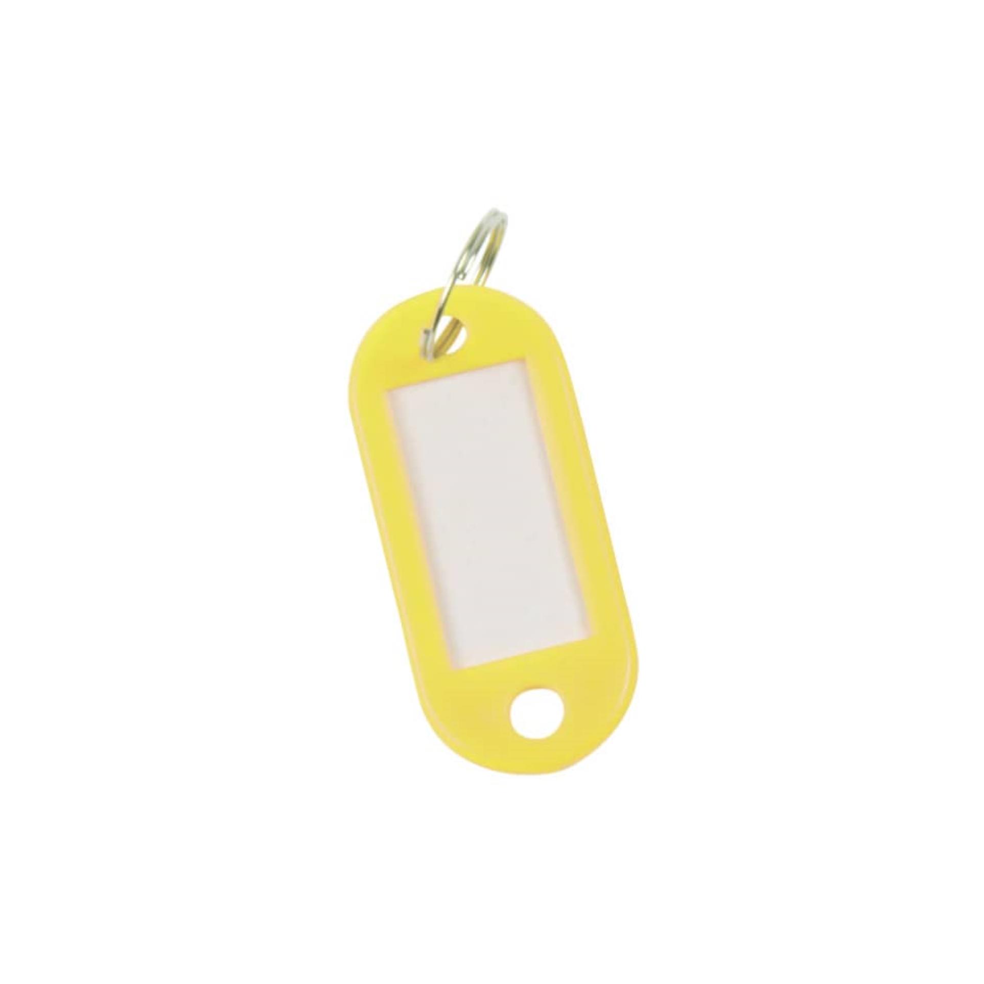 Visačka ke klíčům plastová Q-Connect, žlutá