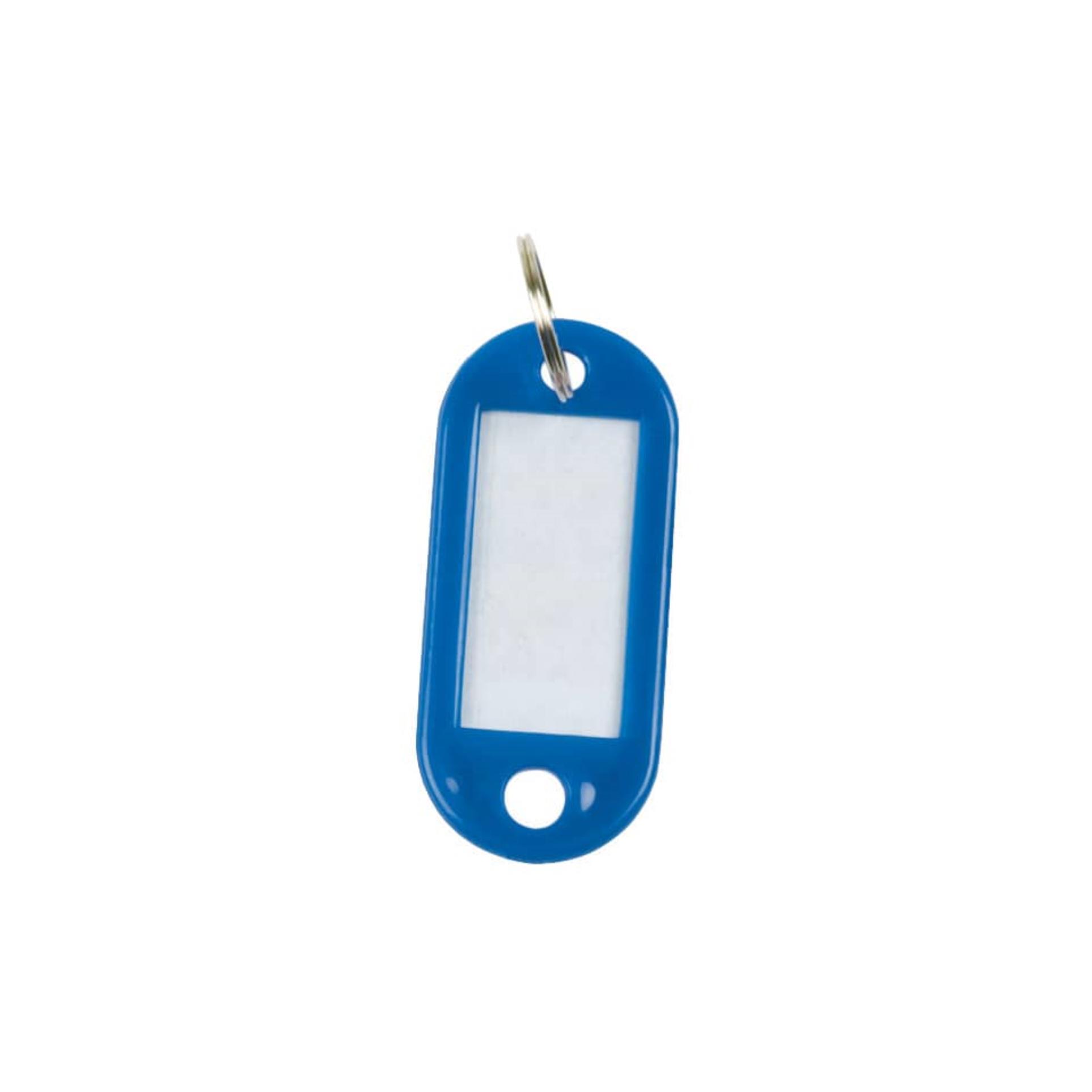 Visačka ke klíčům plastová Q-Connect, modrá