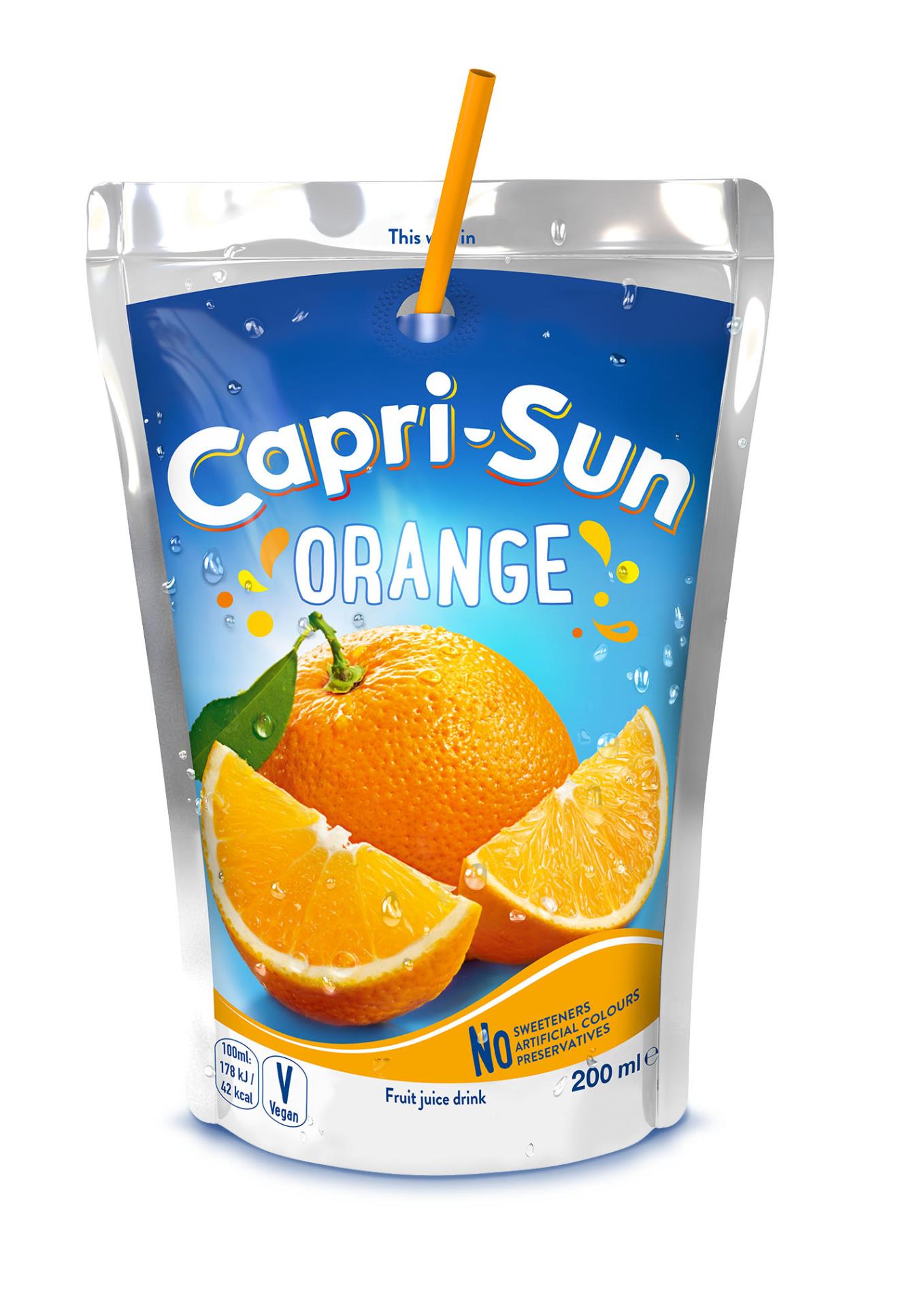 Limonáda Capri-Sun, pomeranč, 10x 0,25 l