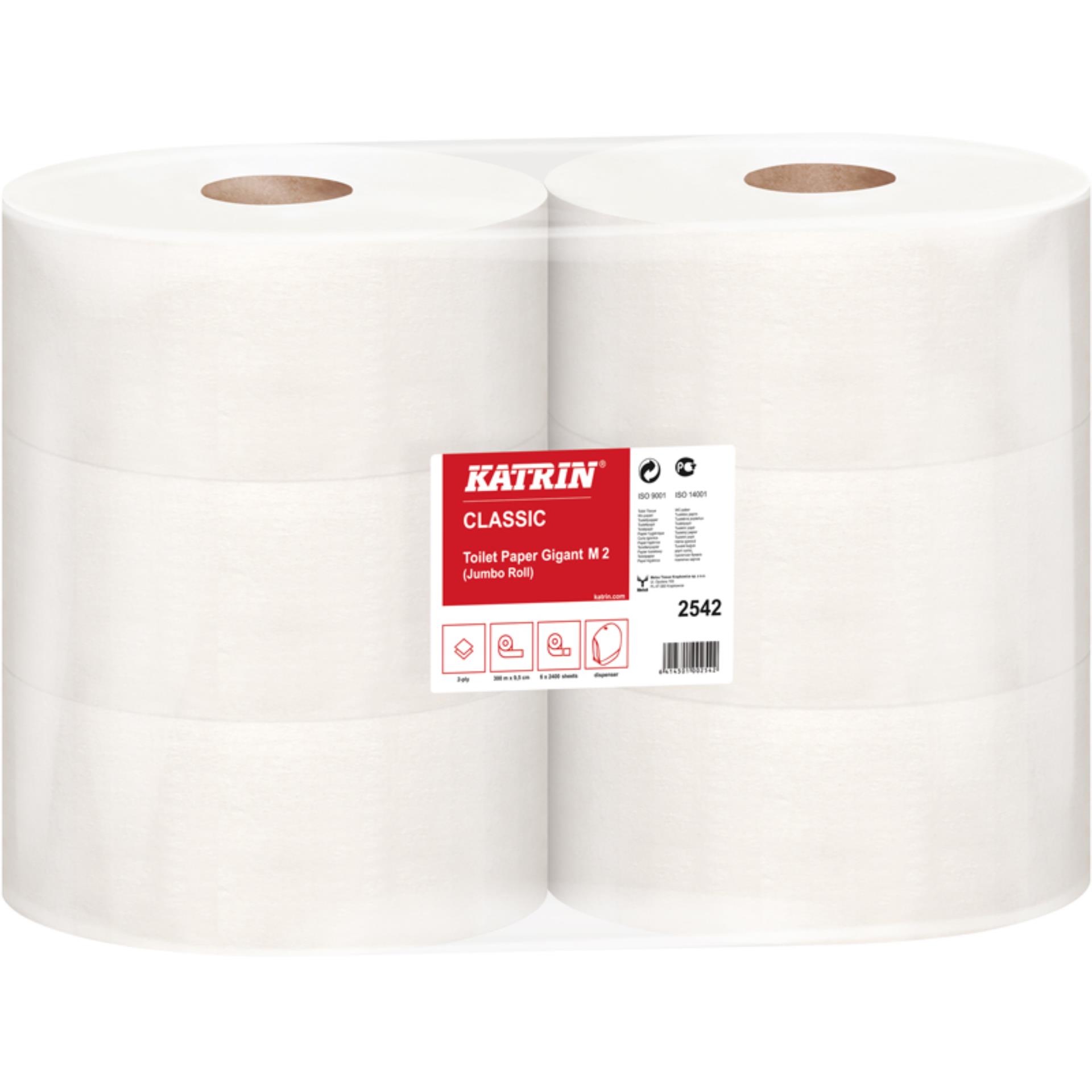 Toaletní papír Katrin Gigant M2 - 2 vrstvý, 6 rolí