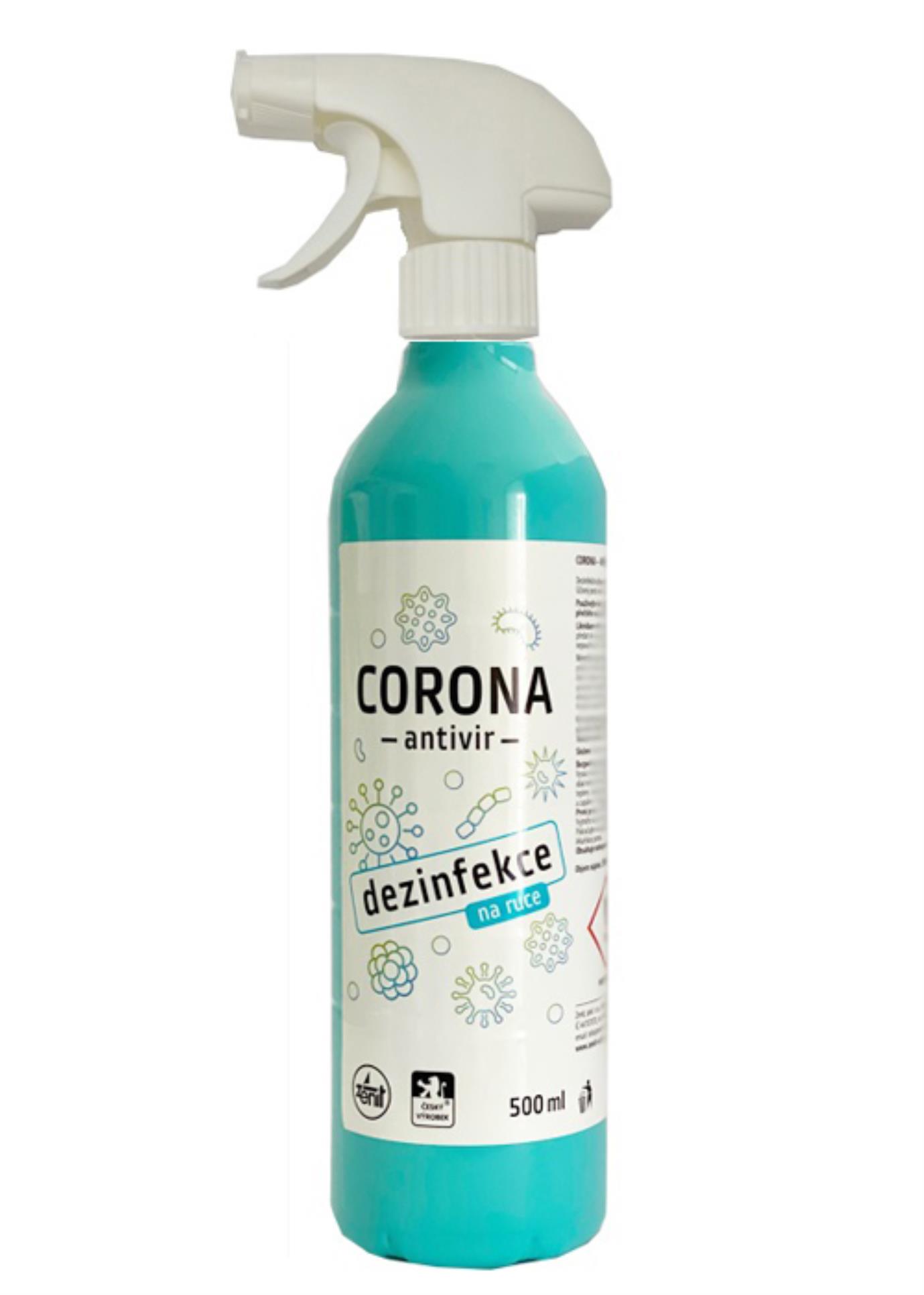 Corona Dezinfekce na ruce Corona-antivir, 500 ml