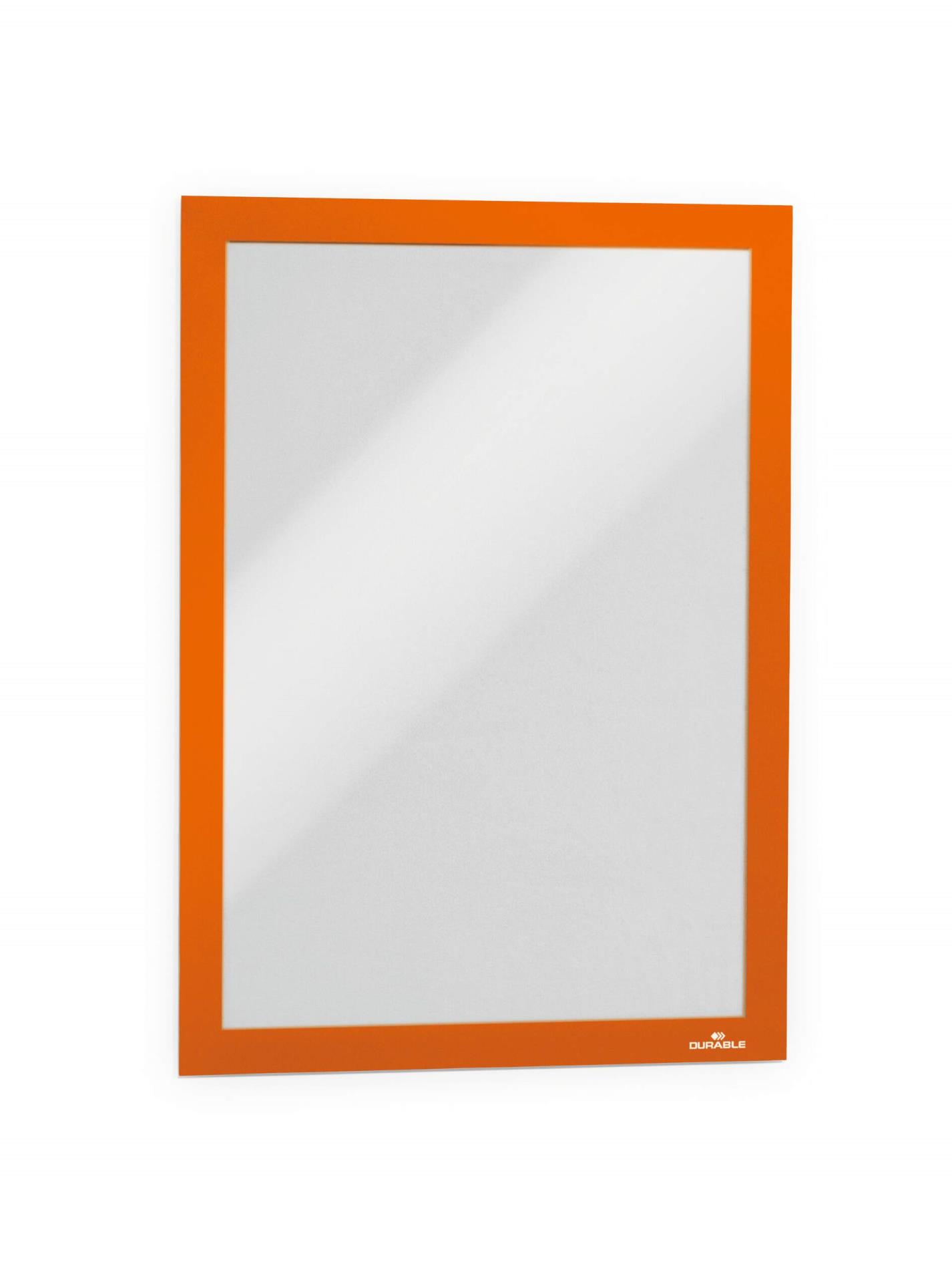 Durable Rámečky Magaframe samolepicí A4 oranžové, 2 ks
