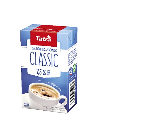 Mléko do kávy Tatra - Classic 7,5 % tuku, 250g