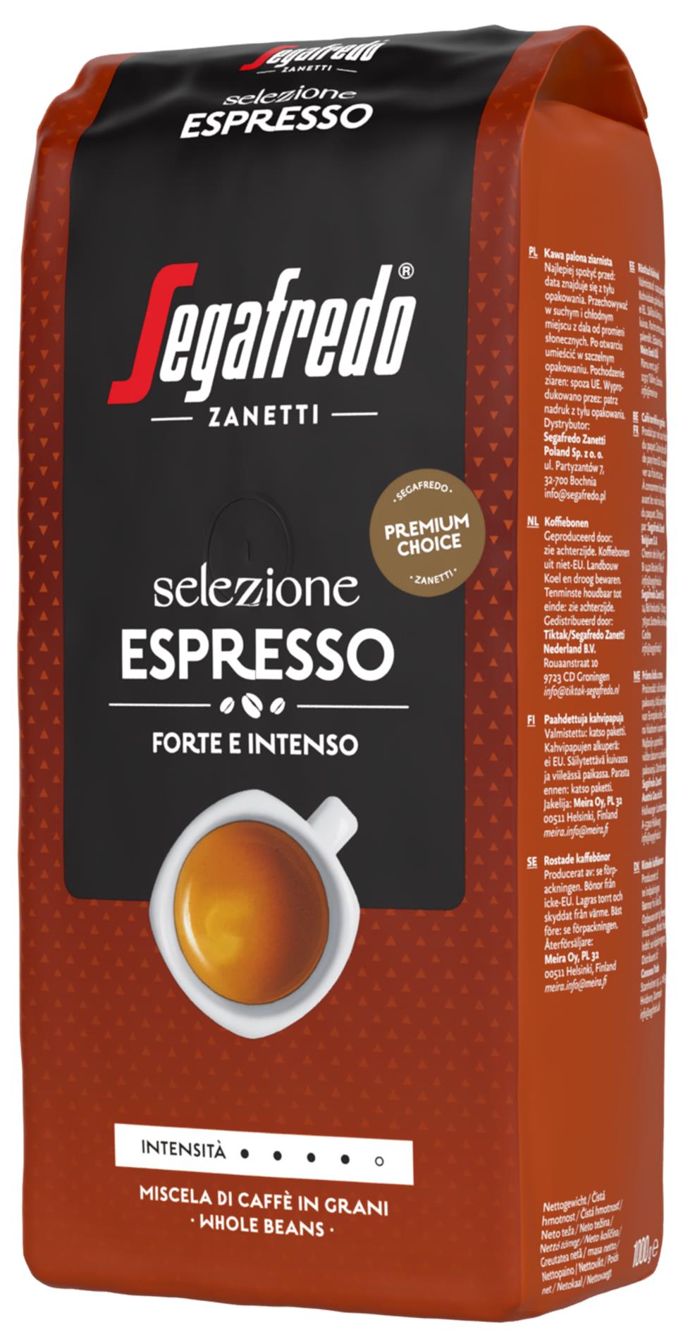 Zrnková káva Segafredo Selezione Espresso, 1000 g
