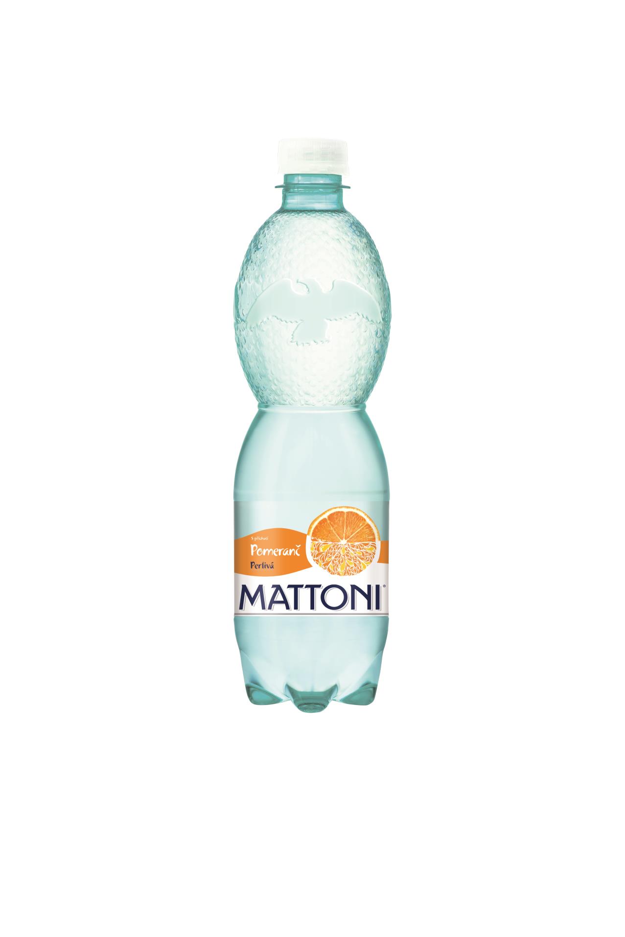 Ochucená minerální voda Mattoni - Pomeranč, 12 x 0,5 l