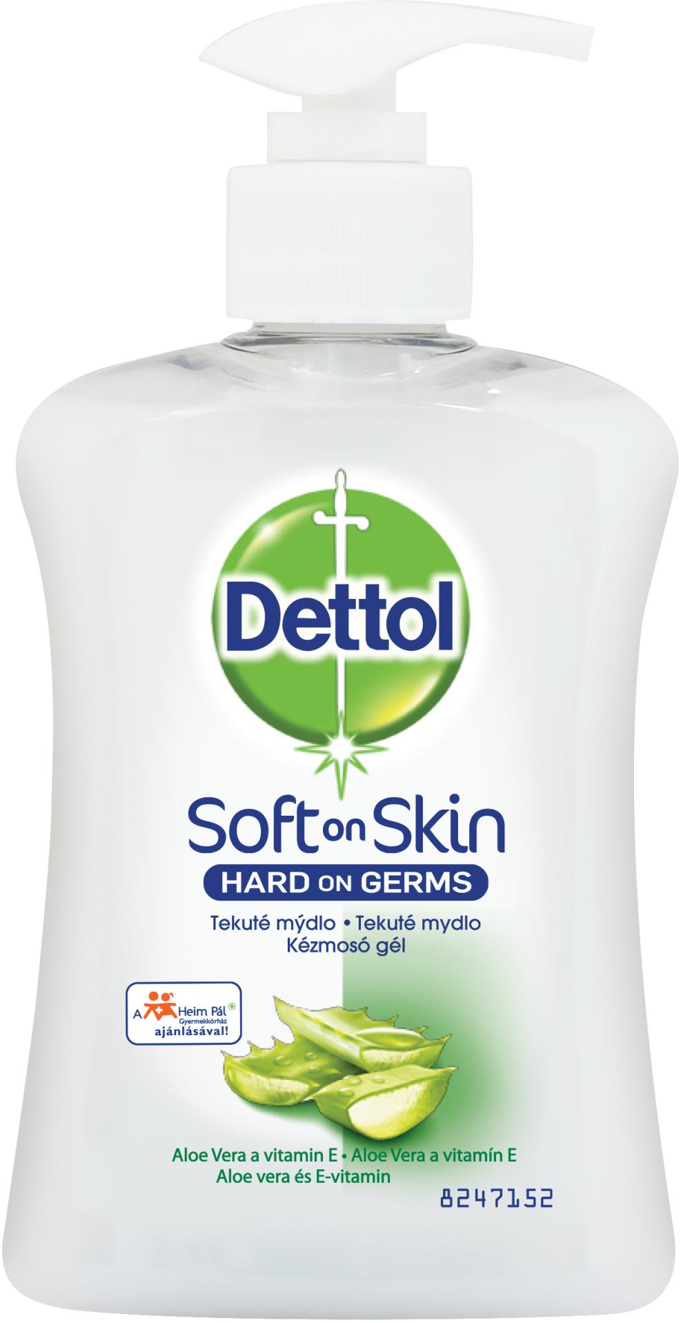 Dettol Tekuté mýdlo Dettol - antibakteriální, 250 ml, s pumpičkou