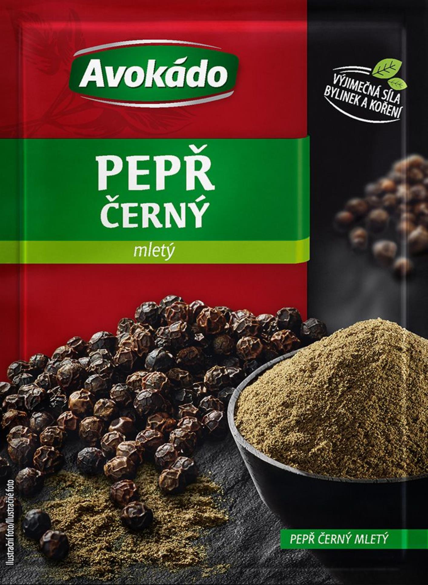 Pepř černý - mletý, 20 g