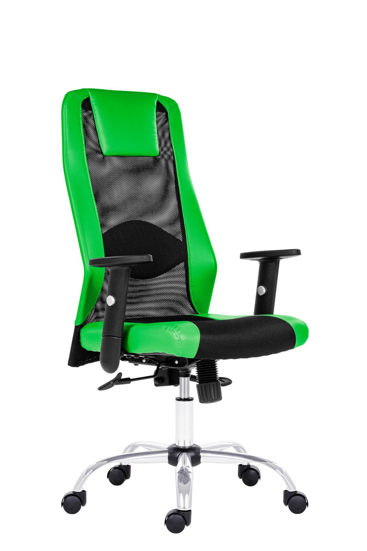 Antares Kancelářská židle Sander - synchro, černá/zelená
