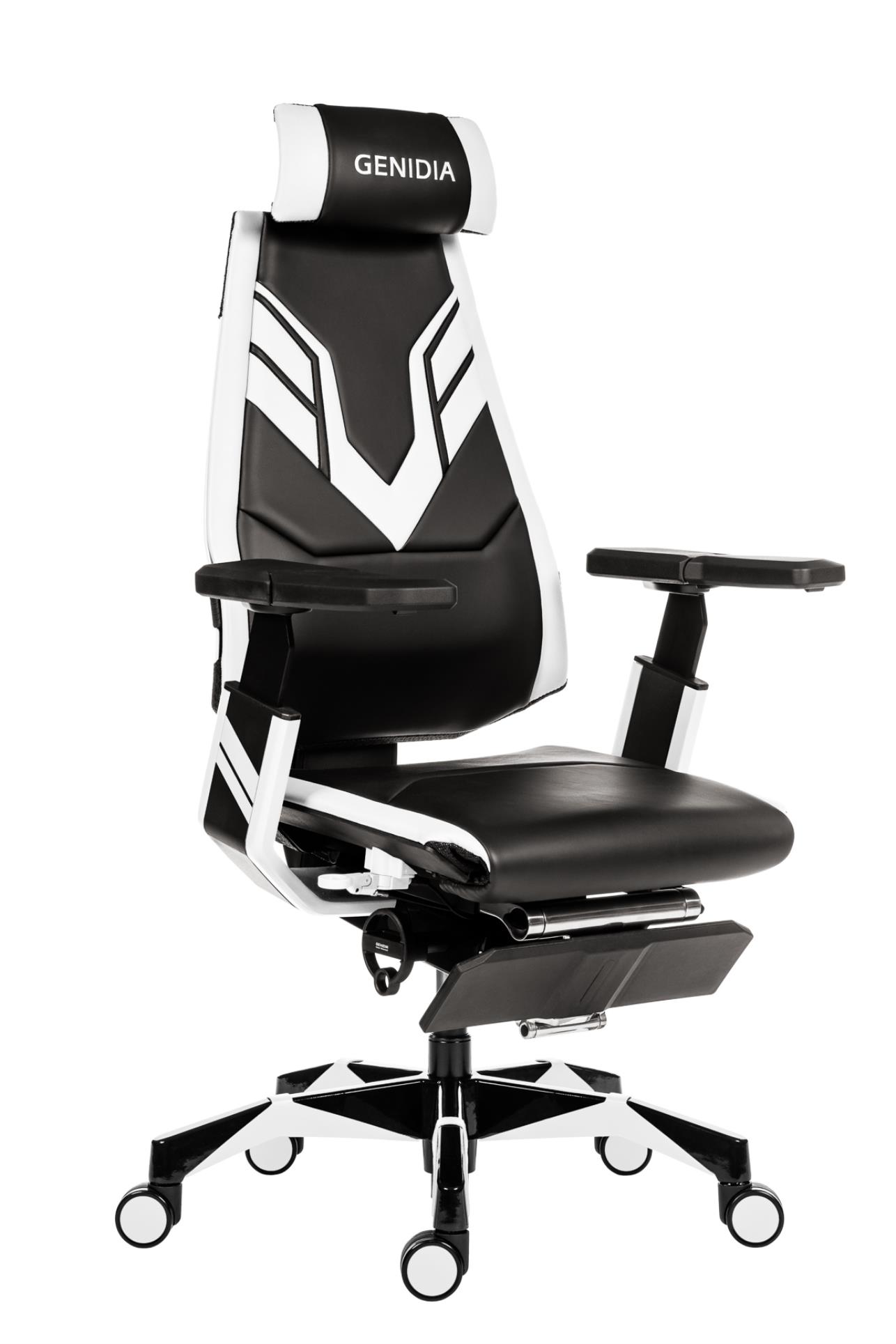 Antares Herní židle Genidia Gaming - synchro, černá/bílá