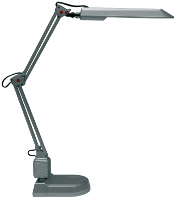 Polohovatelná lampa Ecolite ADEPT - stříbrná