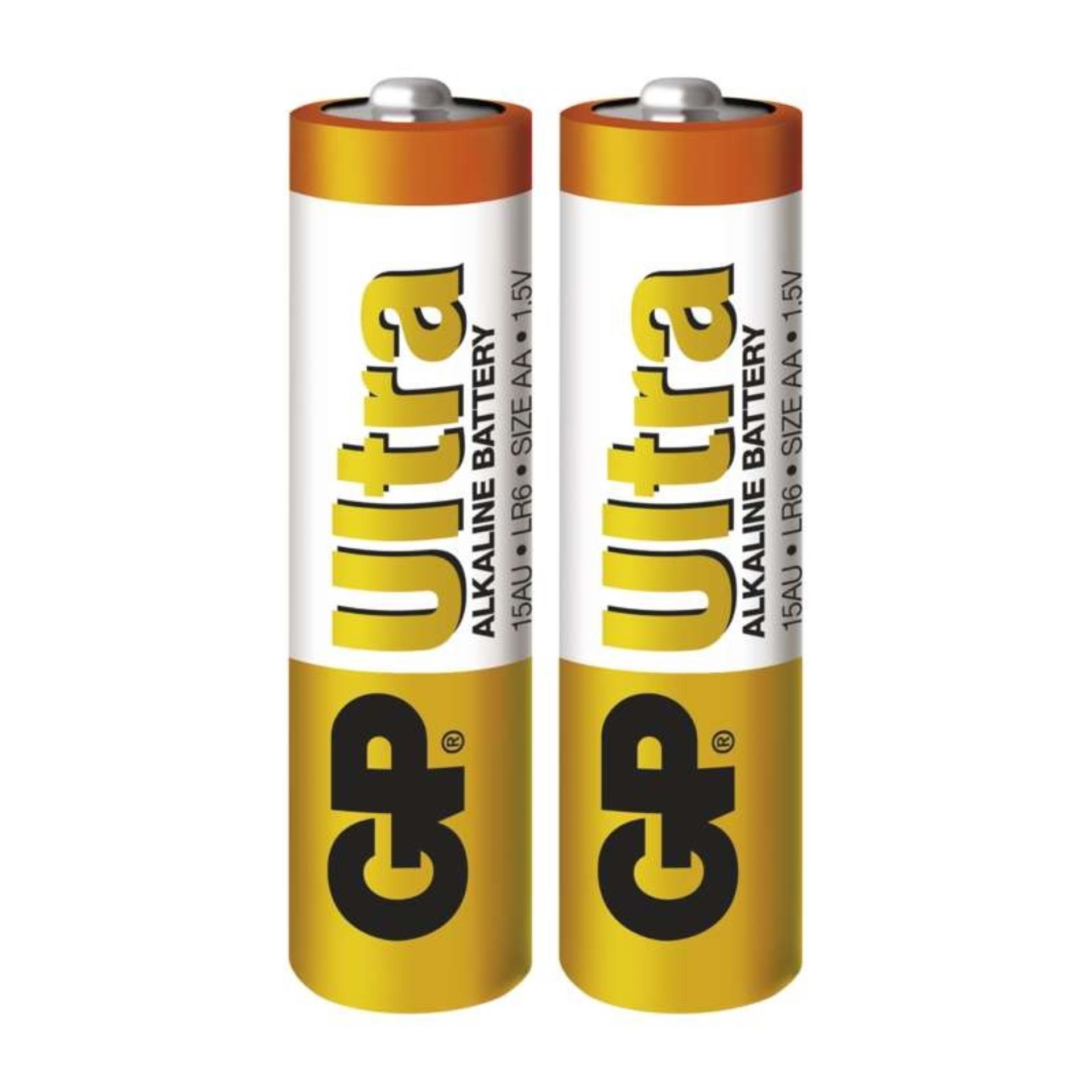Baterie GP Ultra Alkaline 1,5V, R6, typ AA, 2 ks