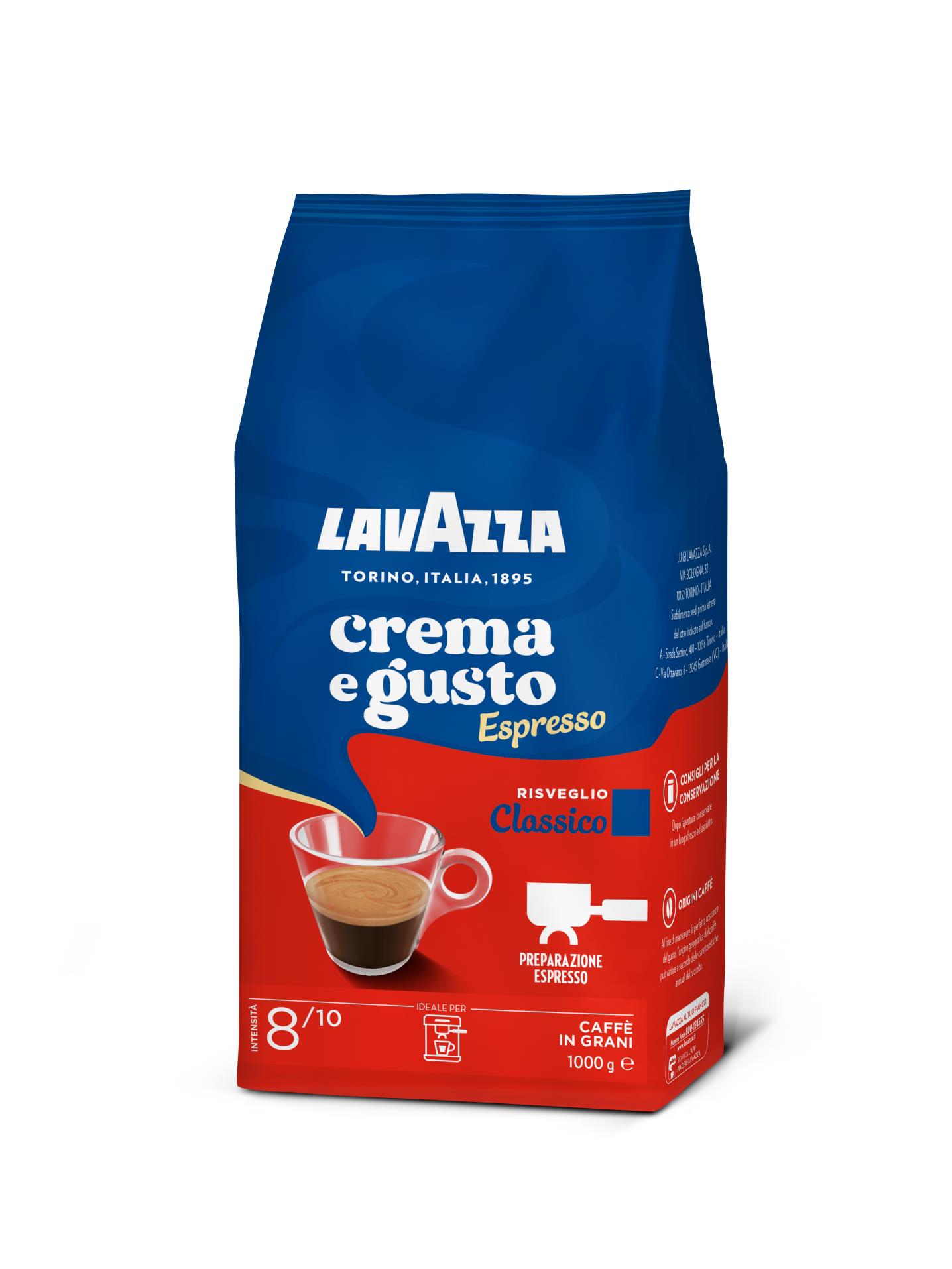 Lavazza Zrnková káva Lavazza - Crema e Gusto, 1 kg