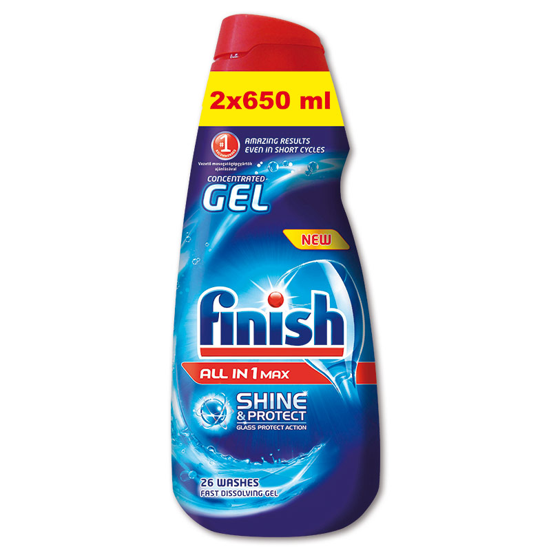 Gel multifunkční do myček - Finish, 1,3 l