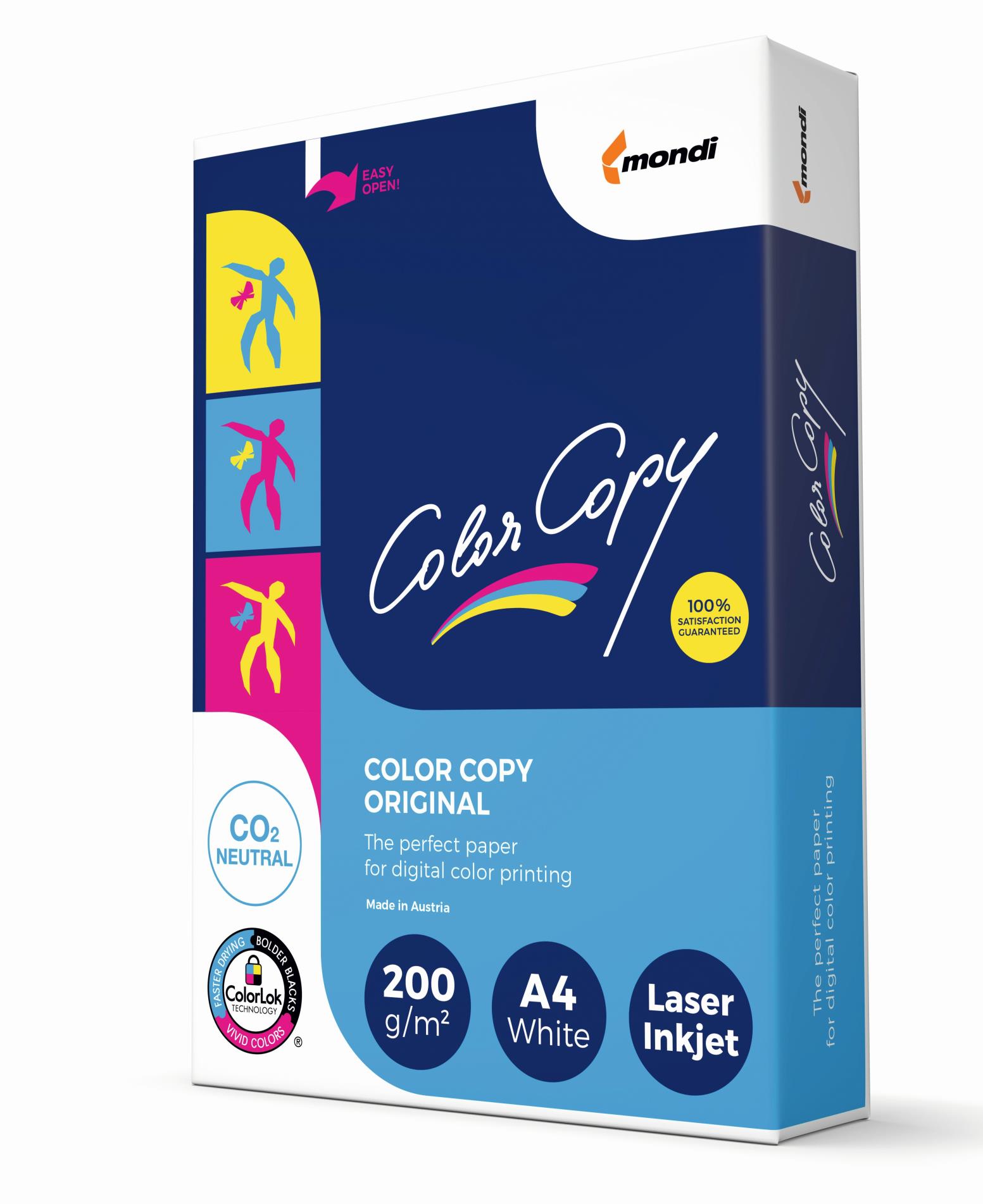 Kancelářský papír Color Copy - A4, 200 g, 250 listů