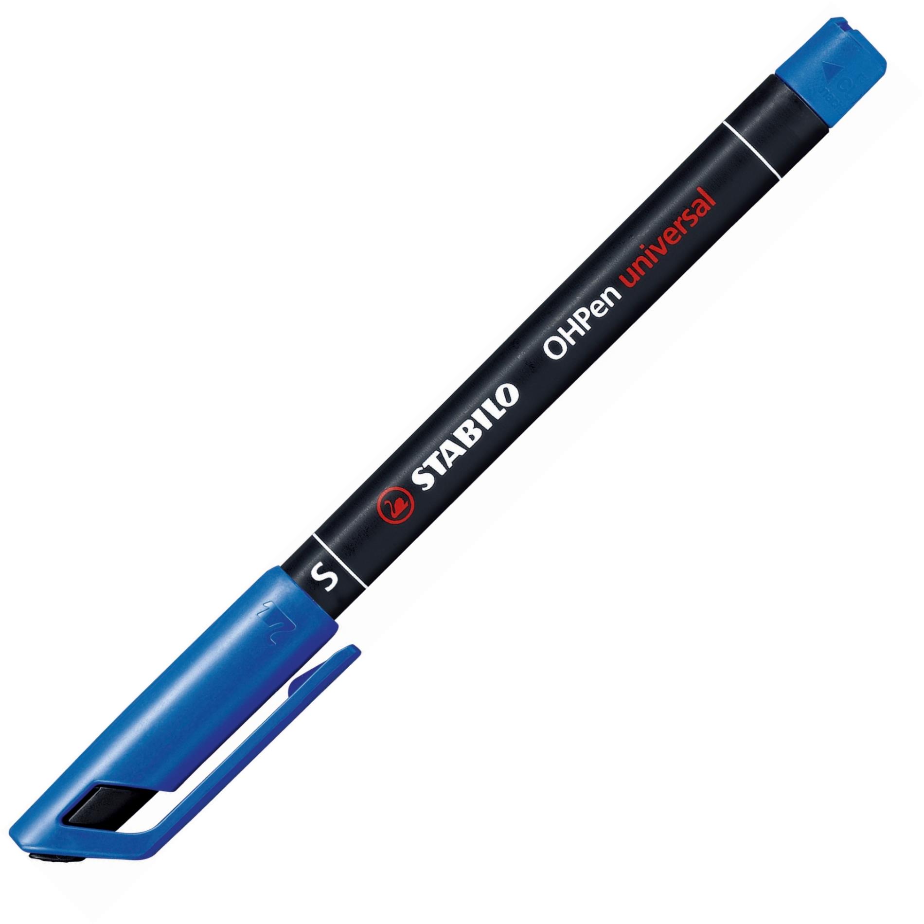 Permanentní popisovač Stabilo OH Pen 841 - modrý, 0,4 mm