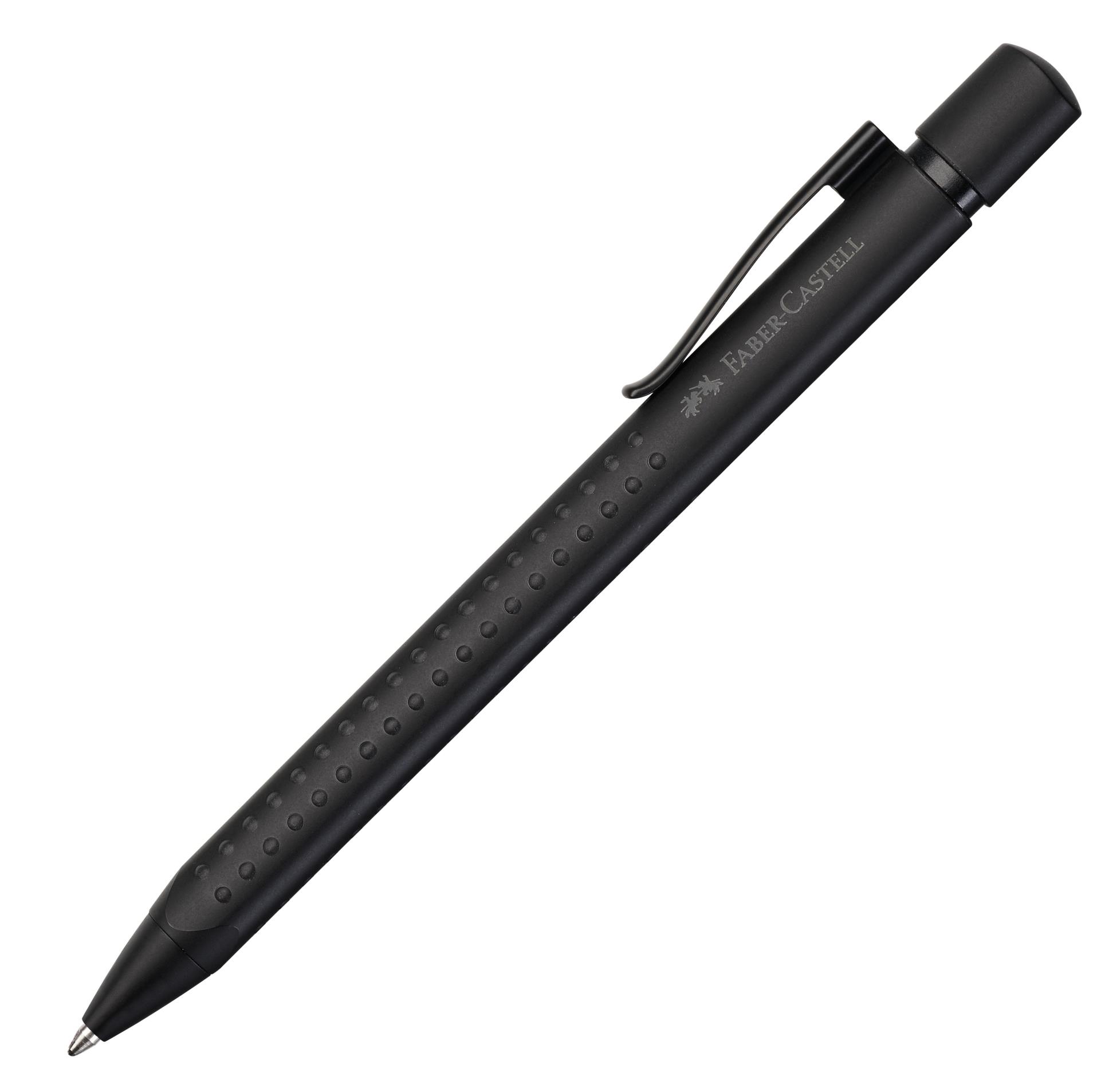 Kuličkové pero Faber-Castell Grip 2011 XB - černé s černým klipem