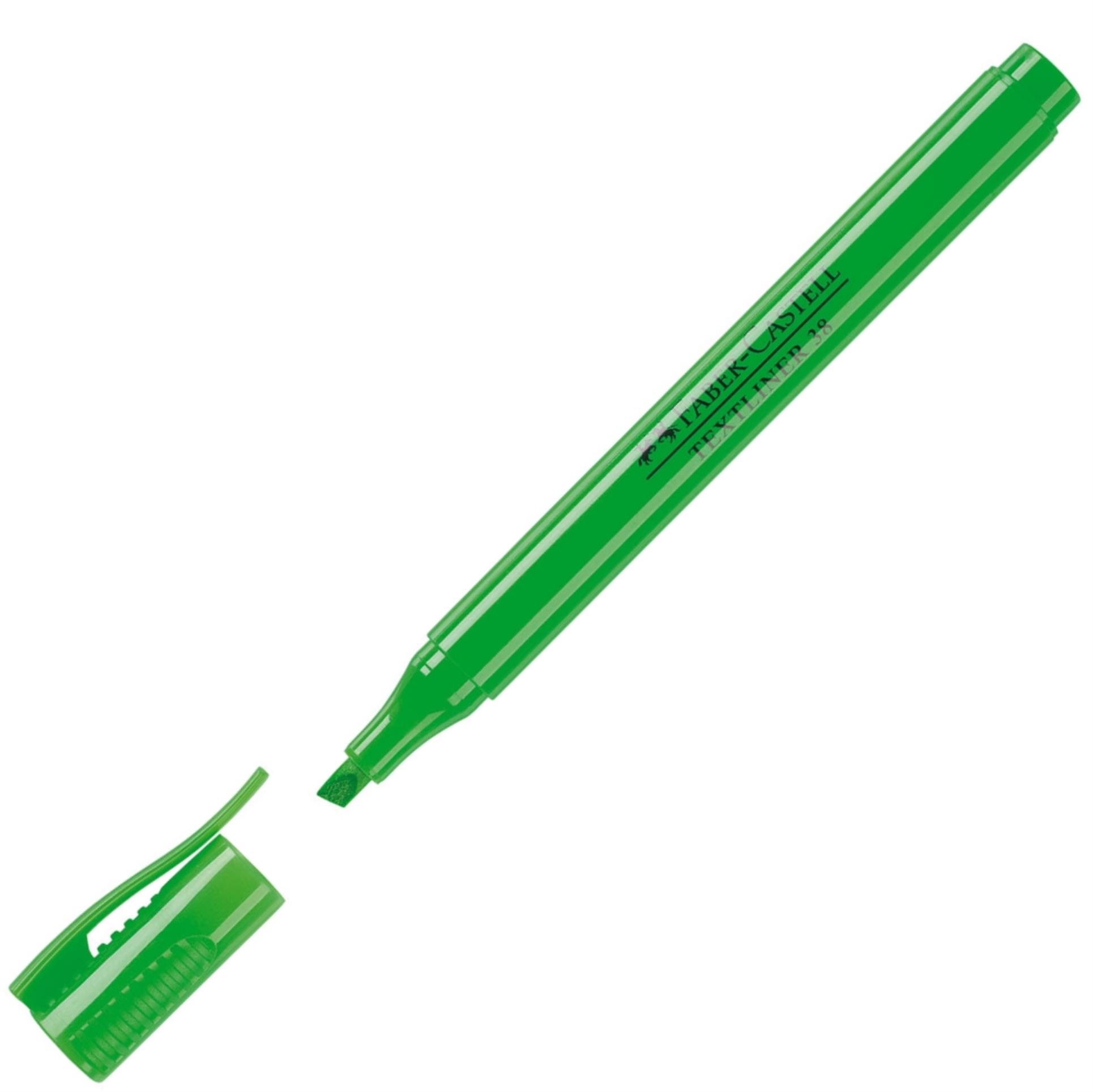 Zvýrazňovač Faber-Castell Textliner 38 - zelený