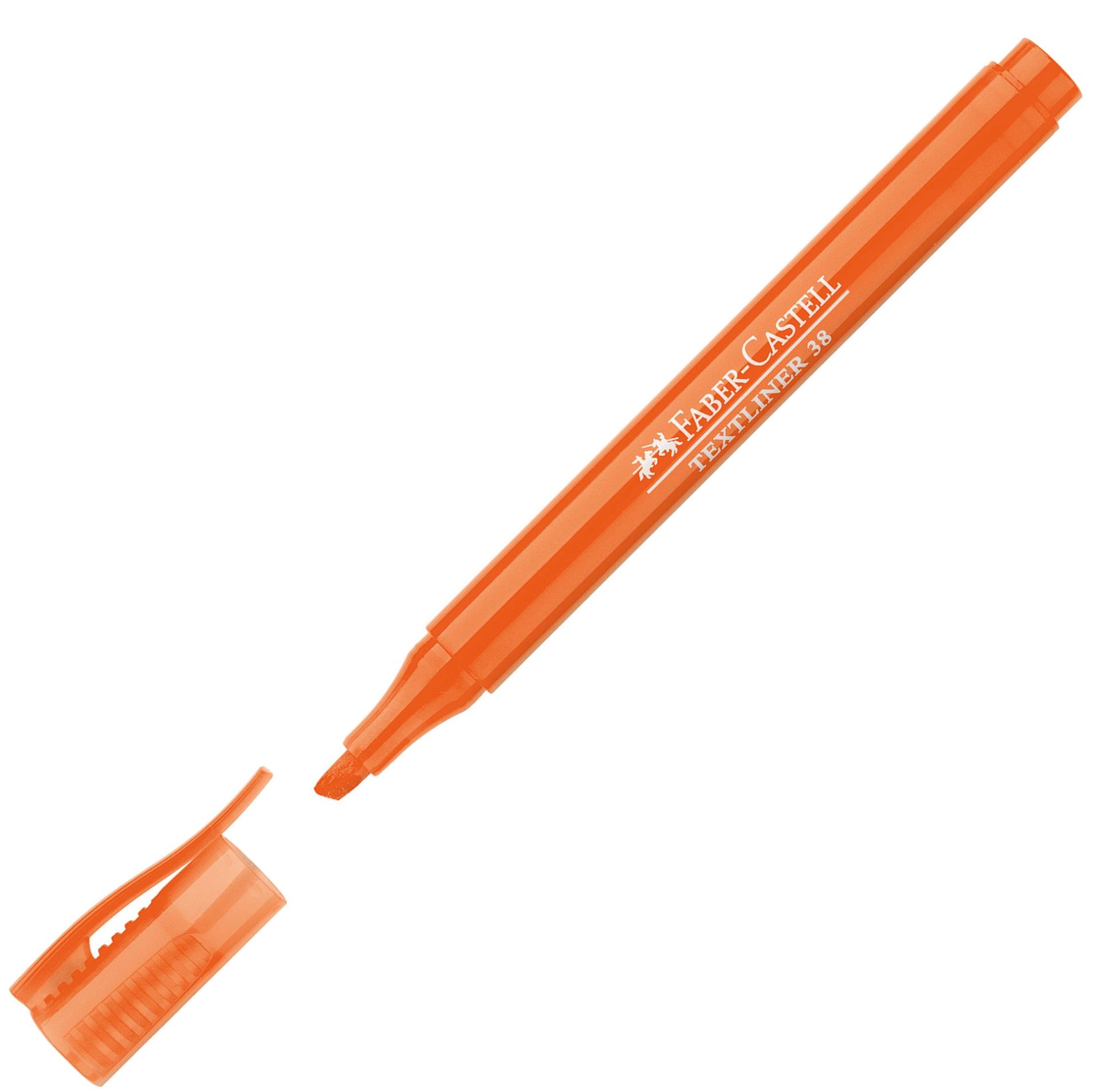 Zvýrazňovač Faber-Castell Textliner 38 - oranžový