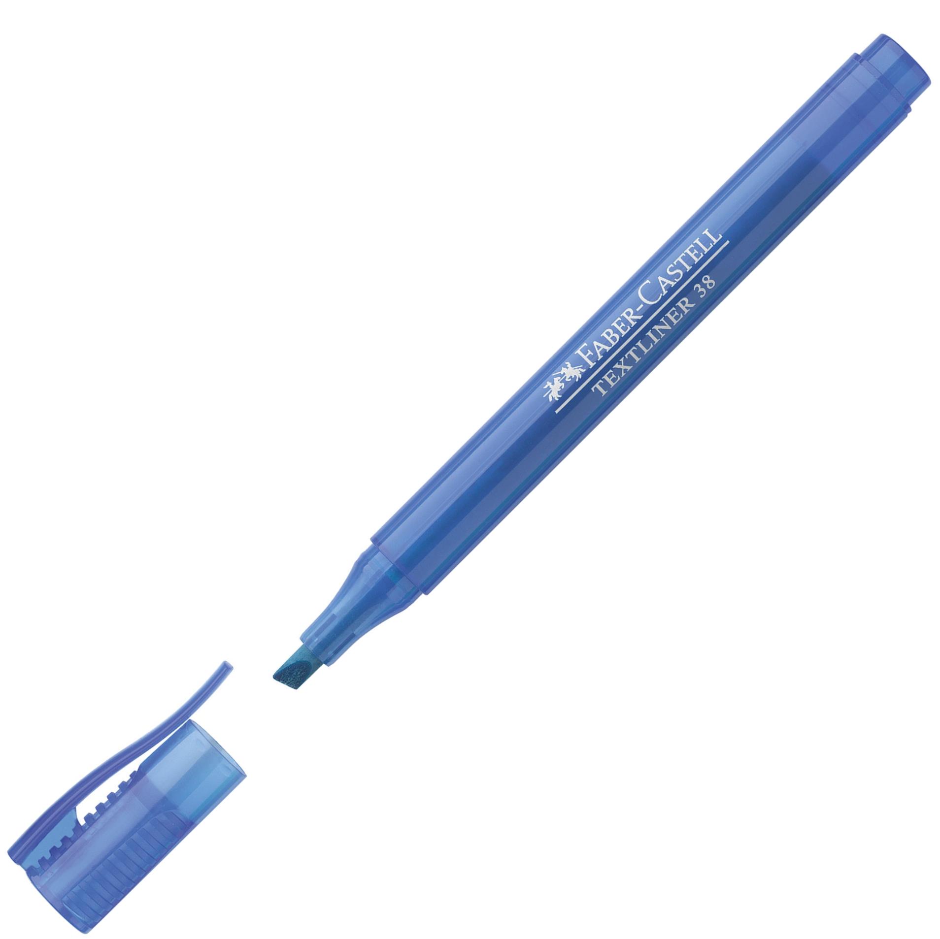 Zvýrazňovač Faber-Castell Textliner 38 - modrý