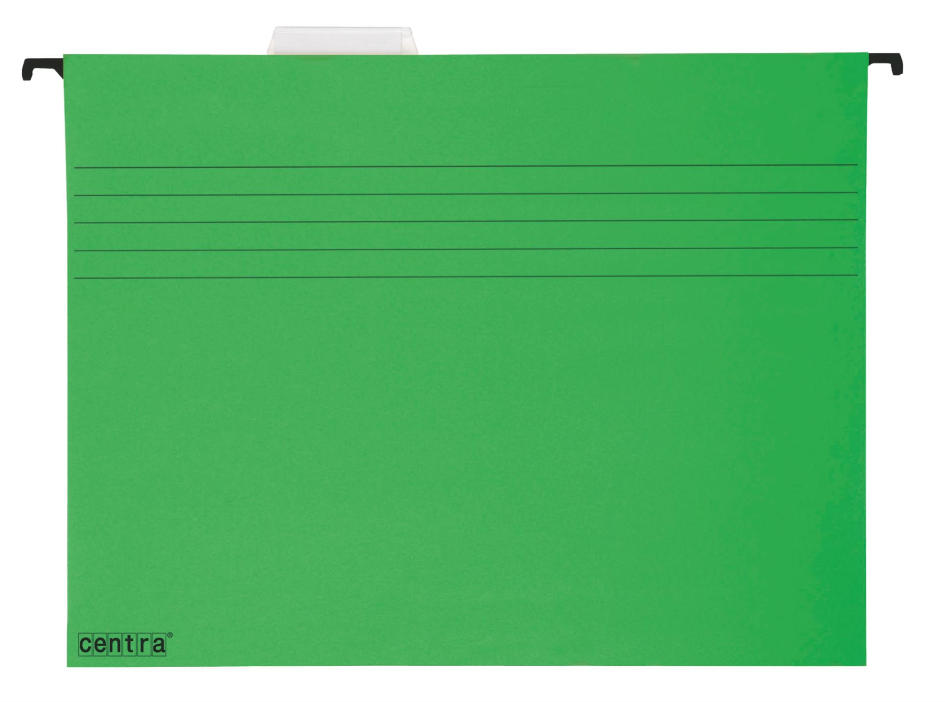 Esselte Závěsné desky Centra - zelené, 25 ks