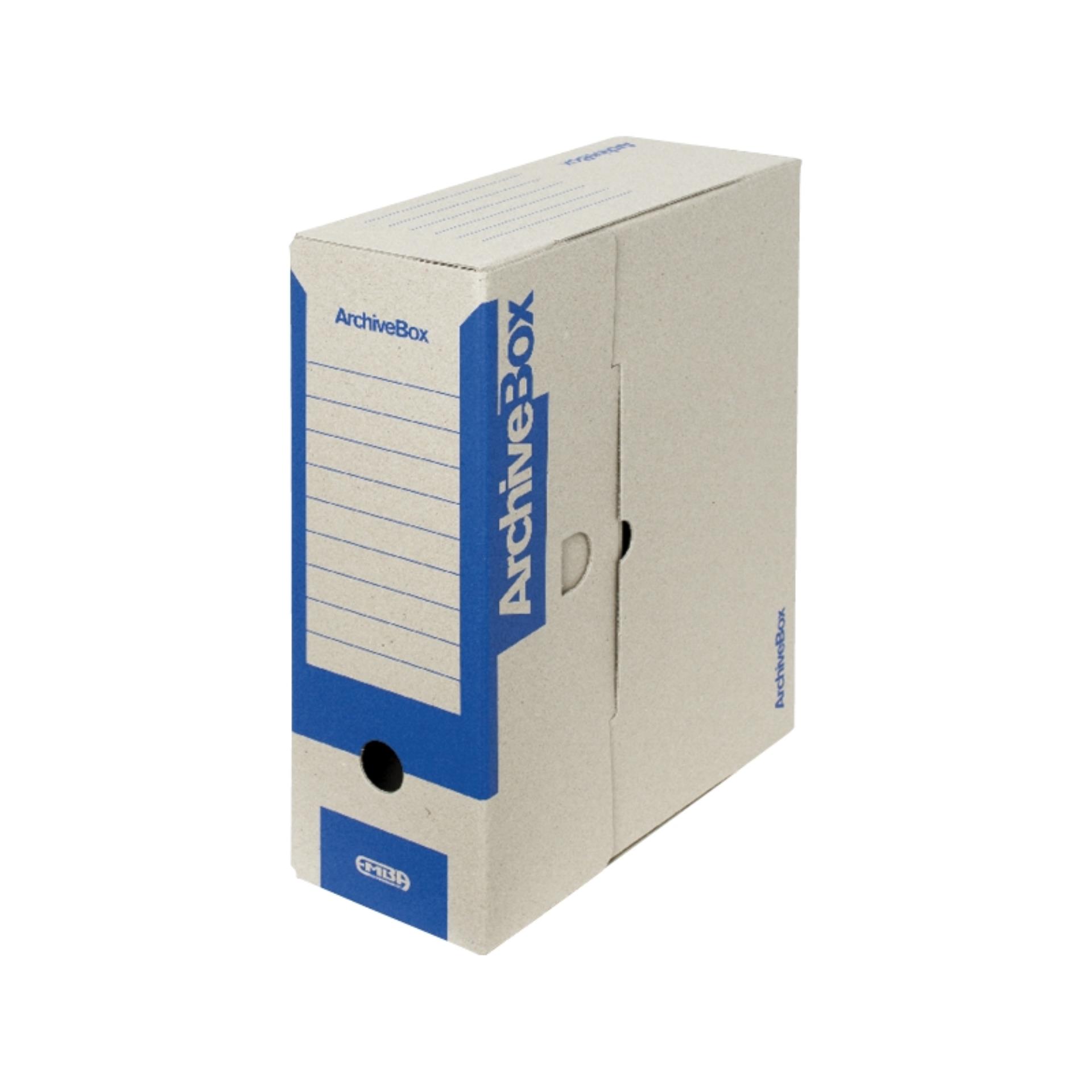 Archivační krabice Emba - modré, 11 x 33 x 26 cm, 1 ks
