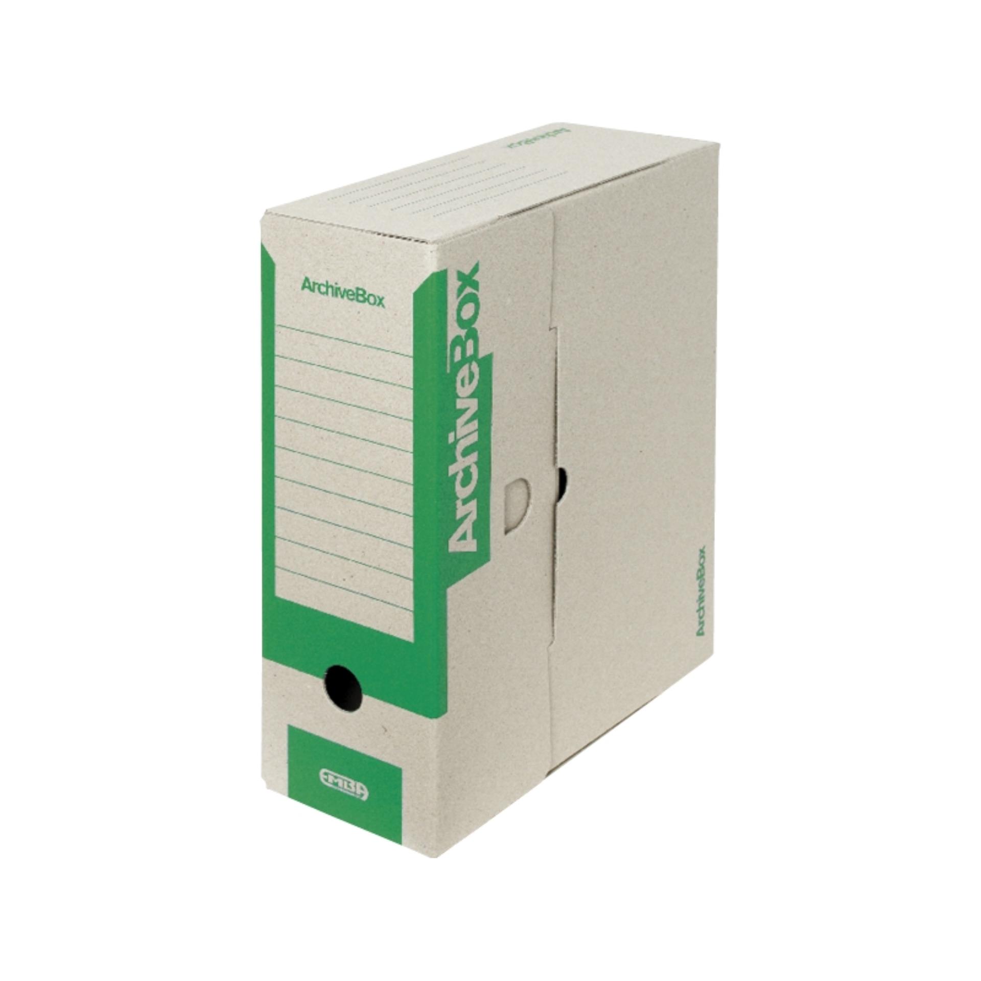 Archivační krabice Emba - zelené, 11 x 33 x 26 cm, 1 ks