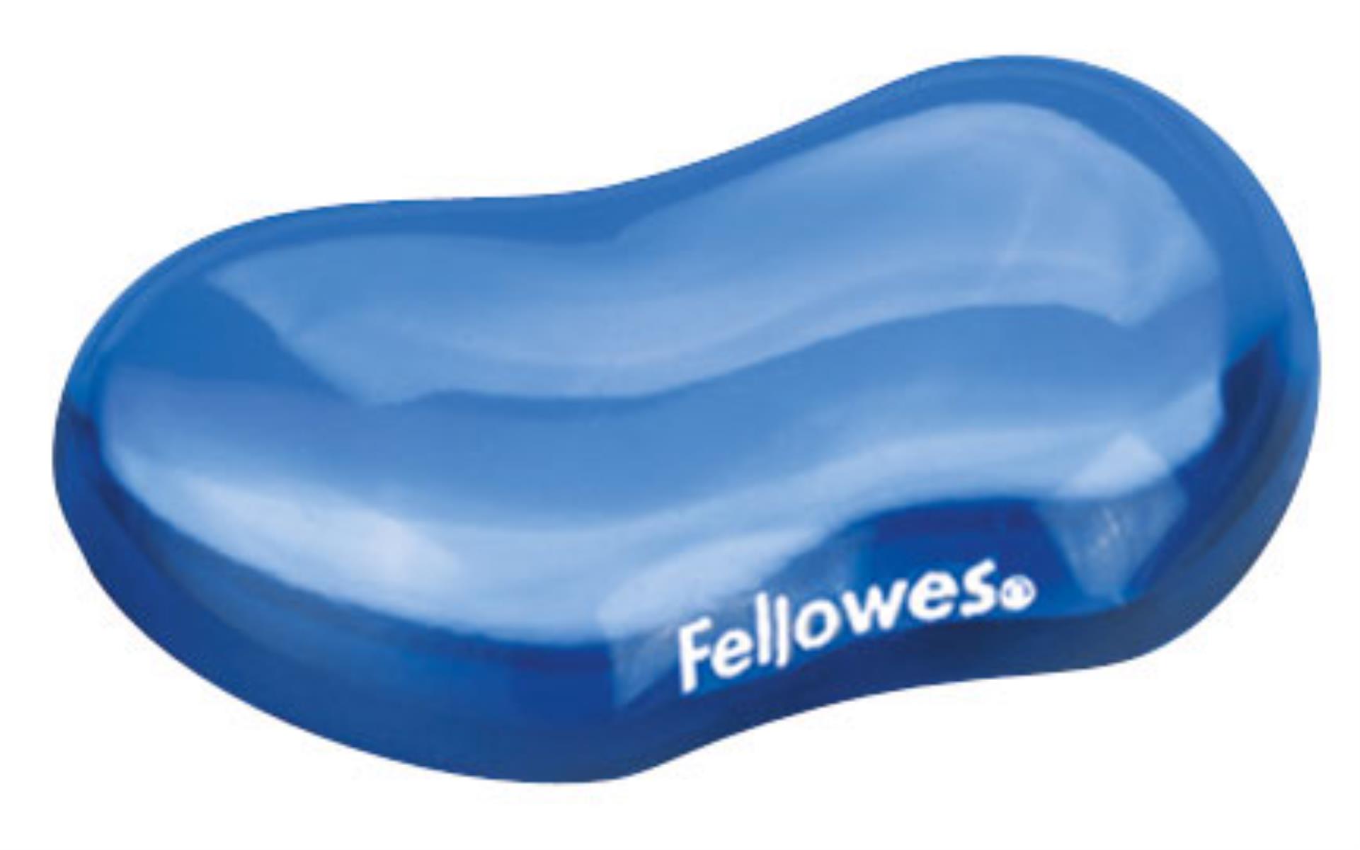 Fellowes Podložka zápěstí Crystal Gel Flex - modrá