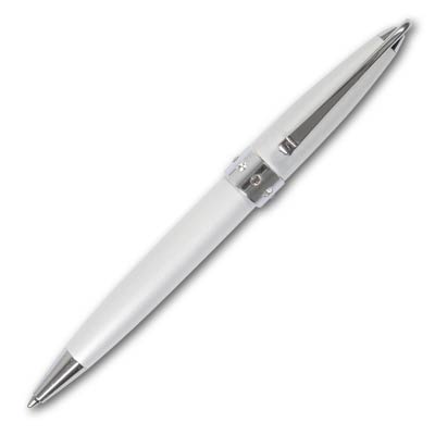 Kuličkové pero Concorde Lady Pen - bílé, modrá náplň