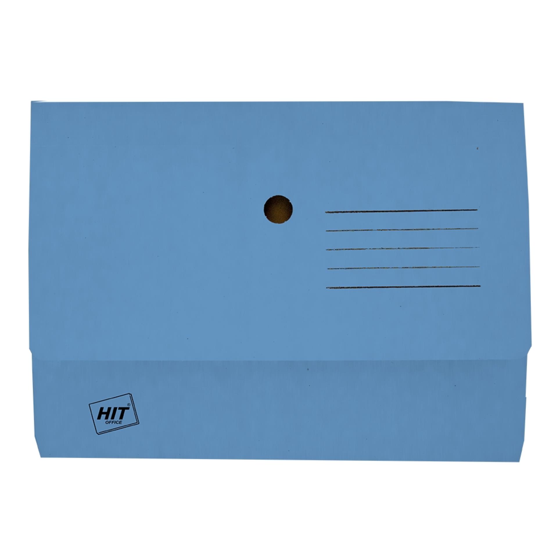 HIT Office Papírové odkládací kapsy na dokumenty A4 - modré, 20 ks