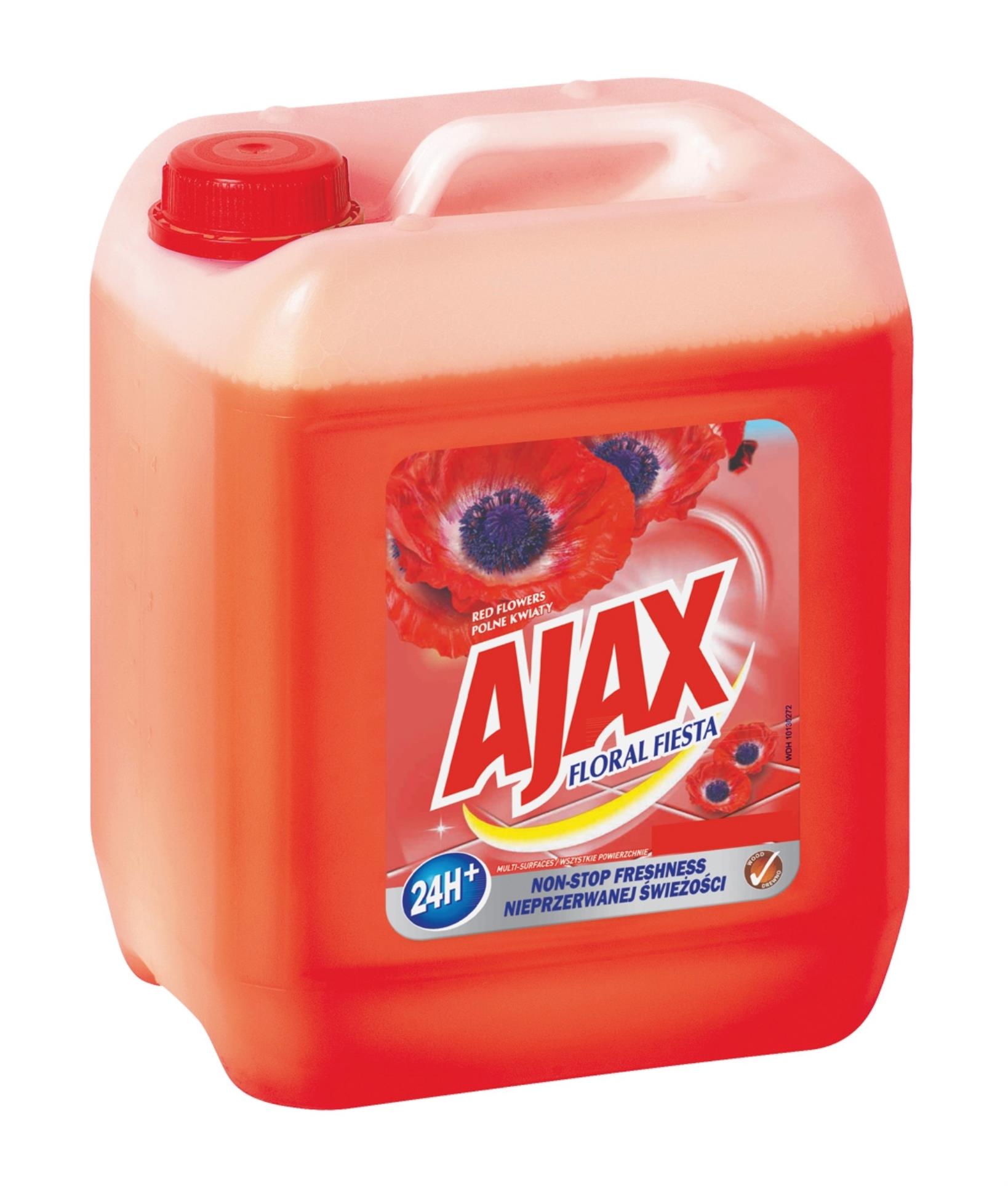 Ajax Čisticí prostředek na podlahy Ajax - červený, 5 l