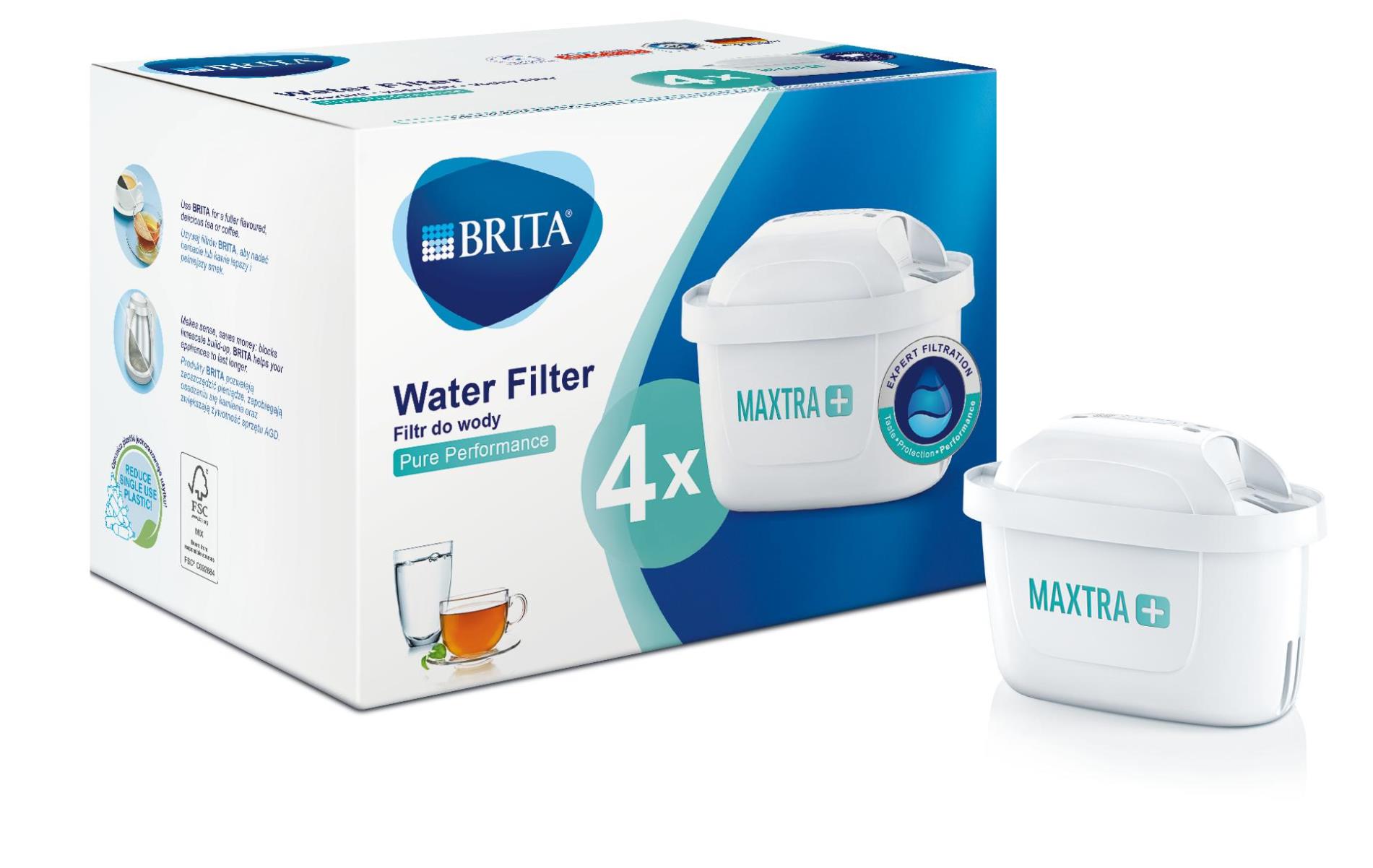 Filtrační patrony Brita - Maxtra+, 4 kusy