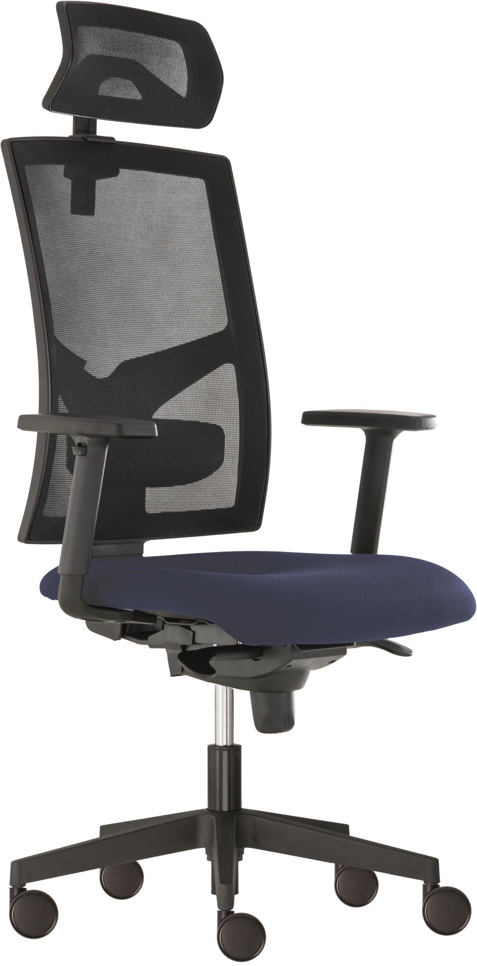 Alba Kancelářská židle Game - synchro, modrá