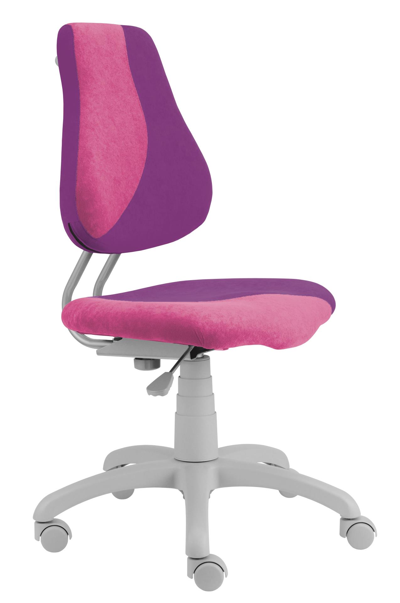 Alba Dětská rostoucí židle Fuxo S-line - růžová/fialová