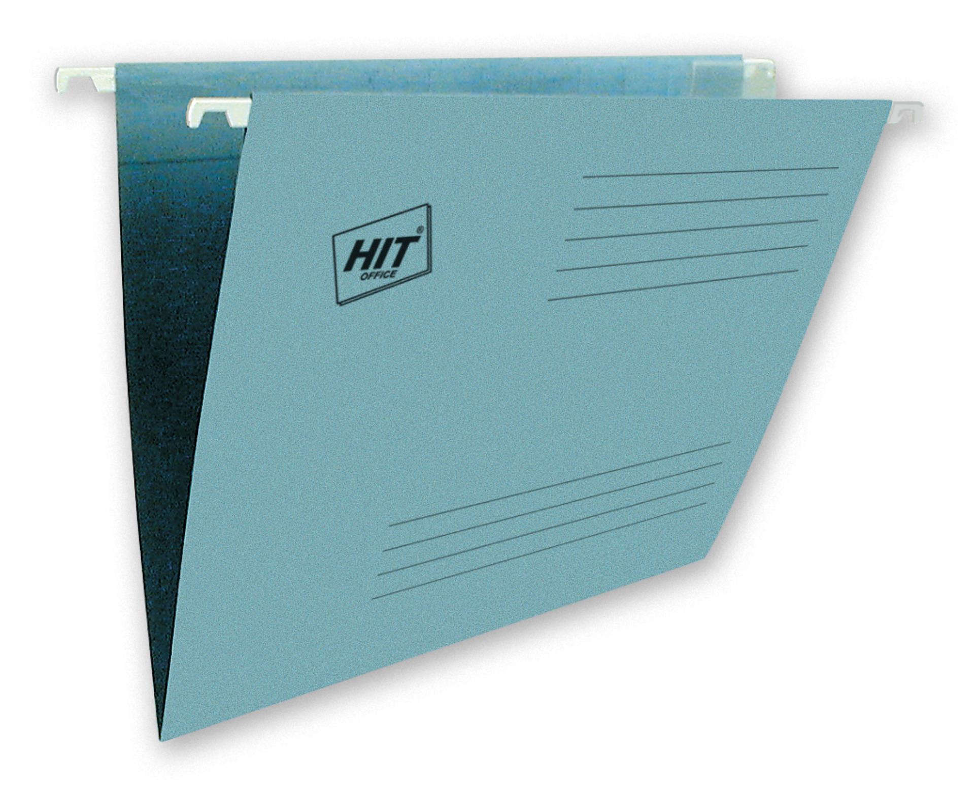 HIT Office Závěsné papírové desky A4, modré, 25 ks