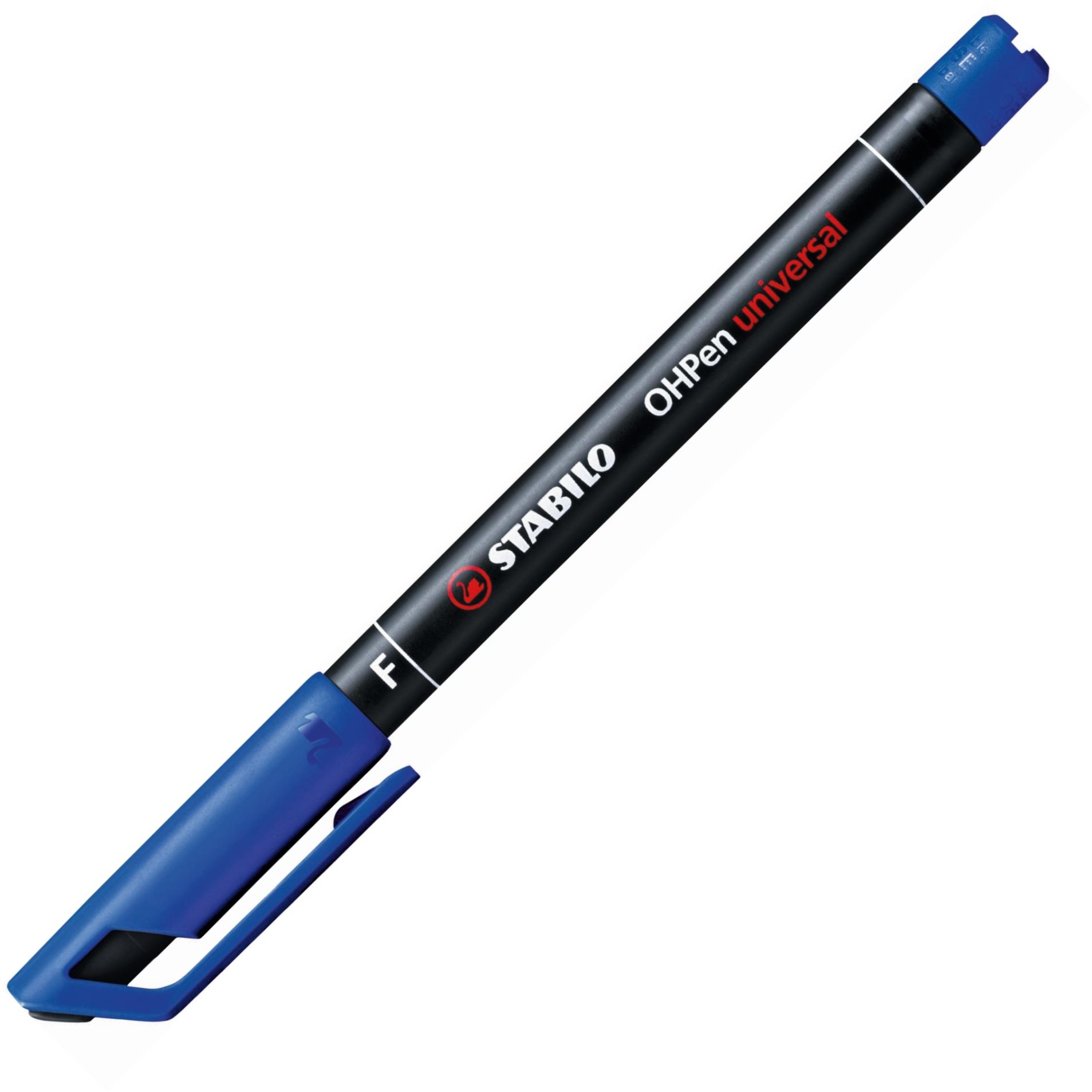 Permanentní popisovač Stabilo OH Pen 842 - modrý, 0,7 mm
