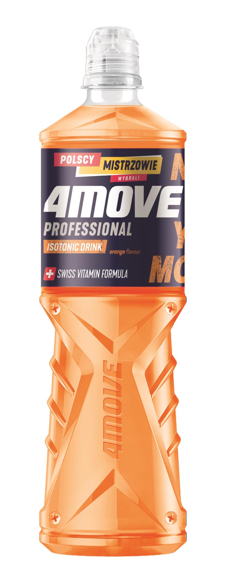 Isotonický nápoj 4MOVE -orange, 750 ml